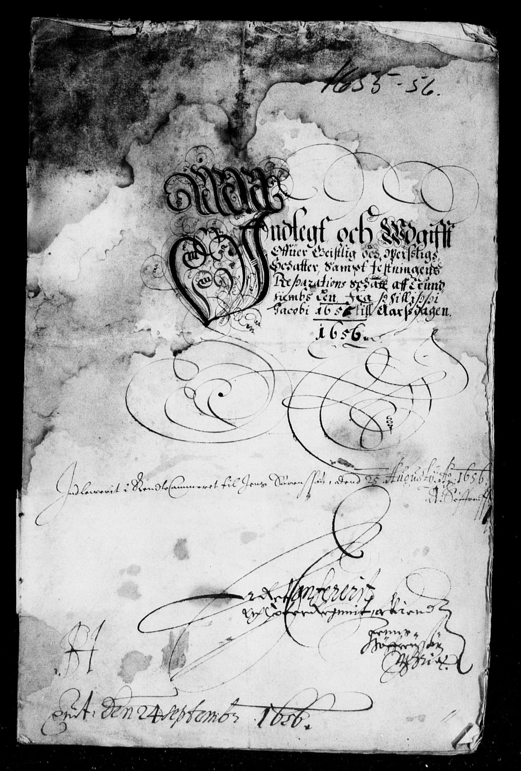 Rentekammeret inntil 1814, Reviderte regnskaper, Lensregnskaper, AV/RA-EA-5023/R/Rb/Rbw/L0124: Trondheim len, 1642-1656