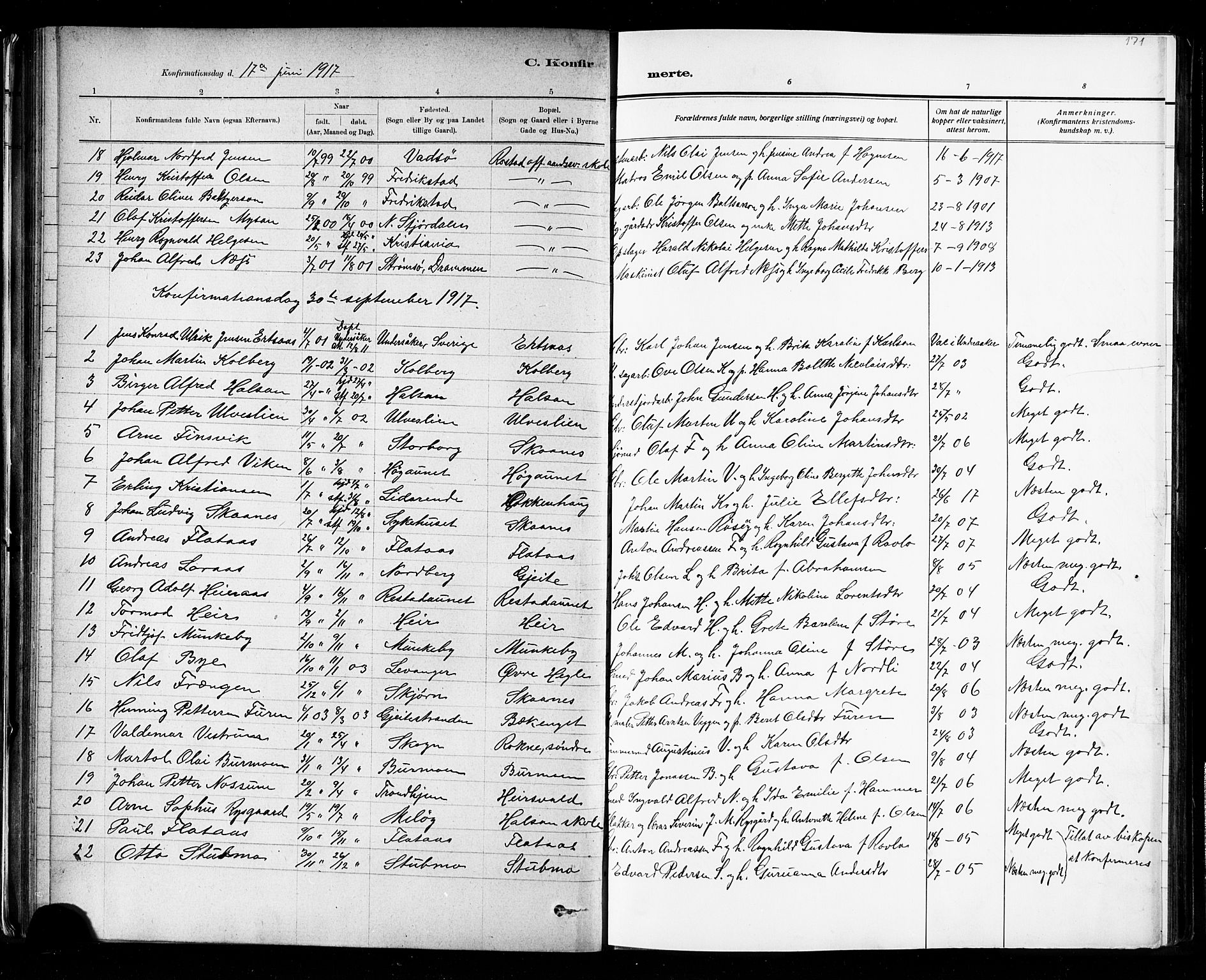 Ministerialprotokoller, klokkerbøker og fødselsregistre - Nord-Trøndelag, SAT/A-1458/721/L0208: Parish register (copy) no. 721C01, 1880-1917, p. 170b