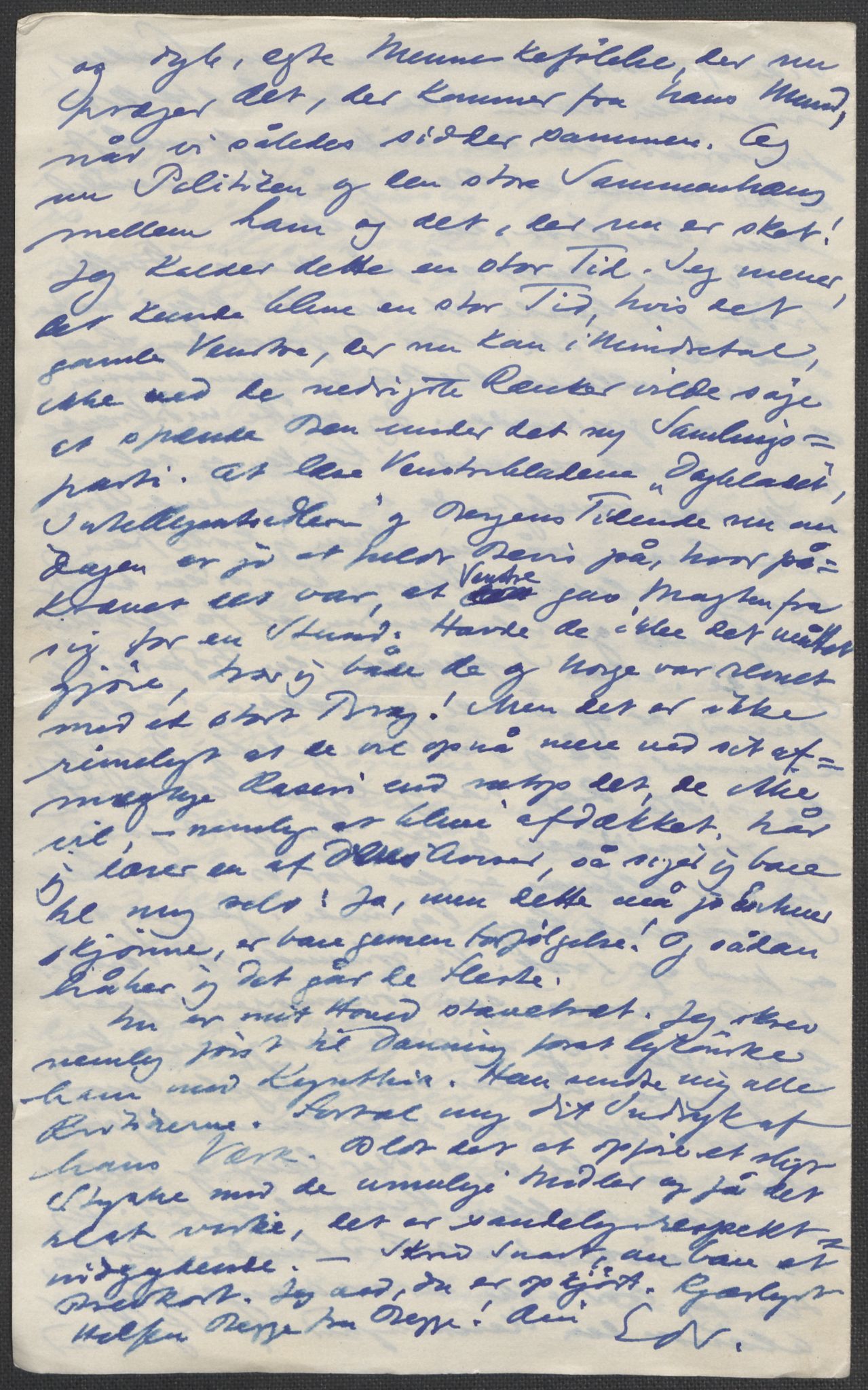 Beyer, Frants, AV/RA-PA-0132/F/L0001: Brev fra Edvard Grieg til Frantz Beyer og "En del optegnelser som kan tjene til kommentar til brevene" av Marie Beyer, 1872-1907, p. 734