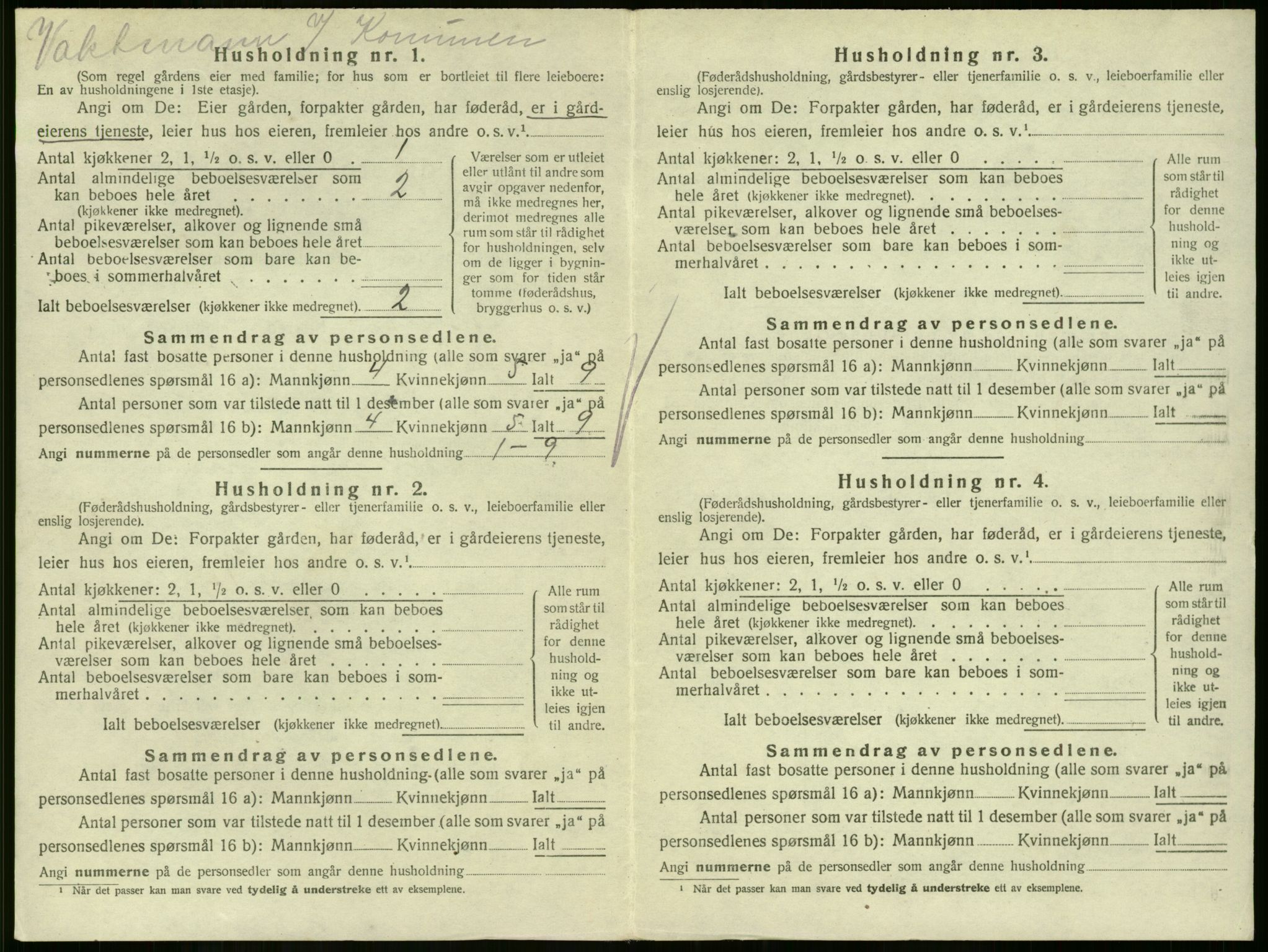 SAKO, 1920 census for Skoger, 1920, p. 870