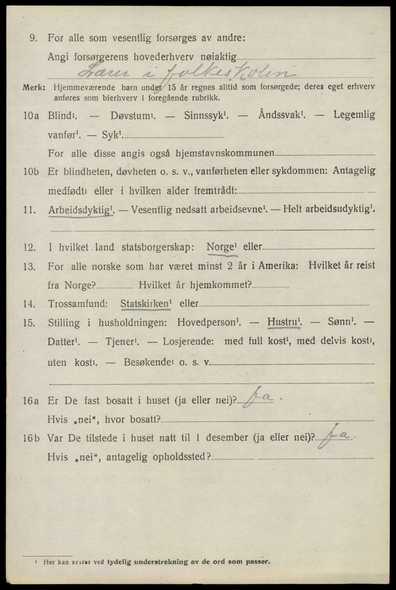 SAO, 1920 census for Høland, 1920, p. 5056