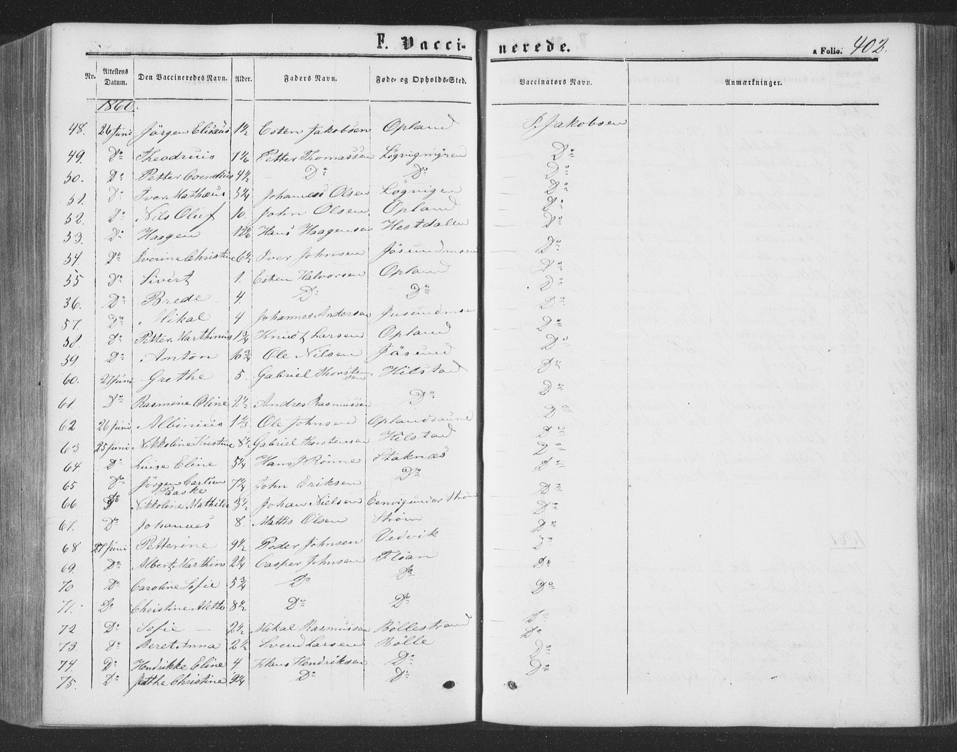 Ministerialprotokoller, klokkerbøker og fødselsregistre - Nord-Trøndelag, AV/SAT-A-1458/773/L0615: Parish register (official) no. 773A06, 1857-1870, p. 402