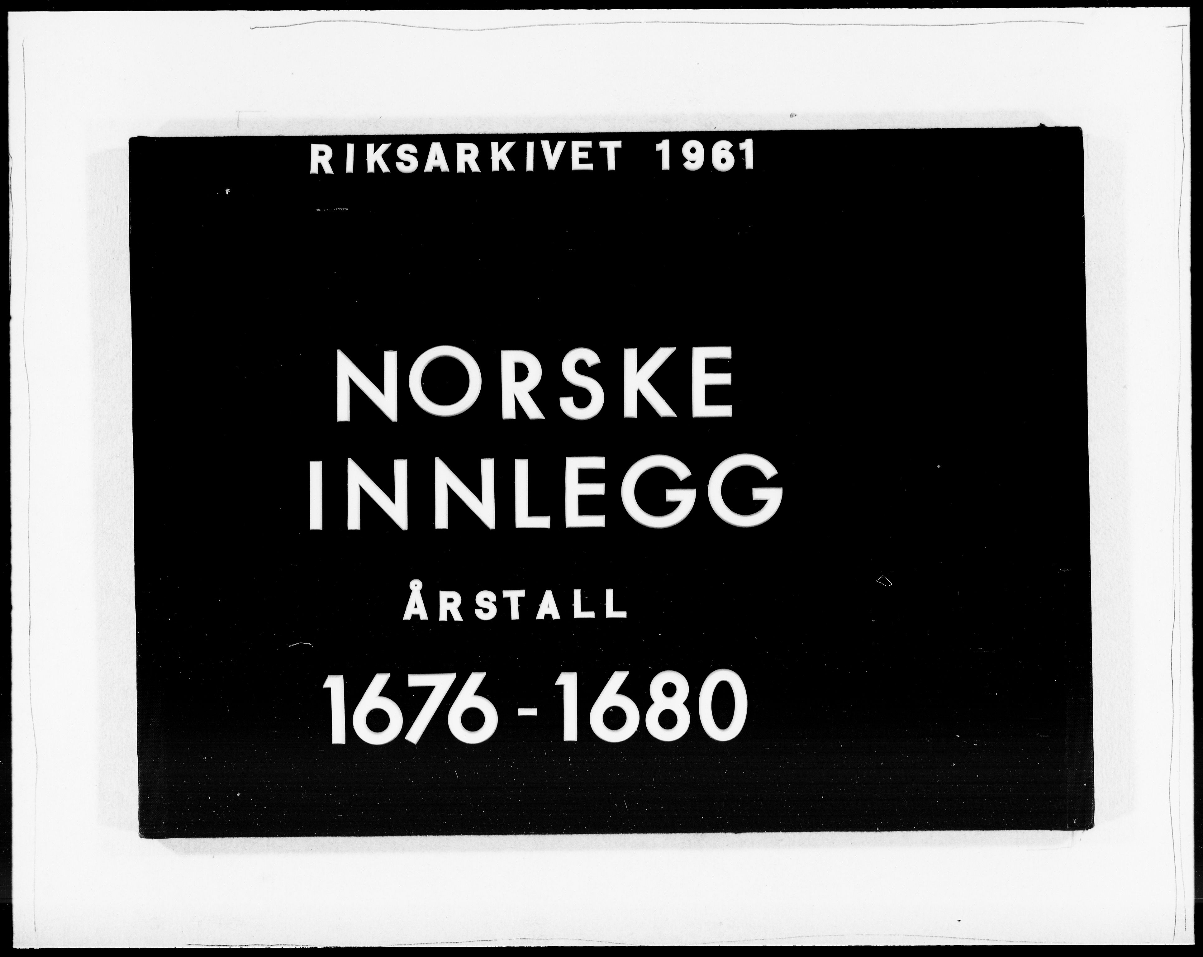 Danske Kanselli 1572-1799, AV/RA-EA-3023/F/Fc/Fcc/Fcca/L0032: Norske innlegg 1572-1799, 1674-1680, p. 258