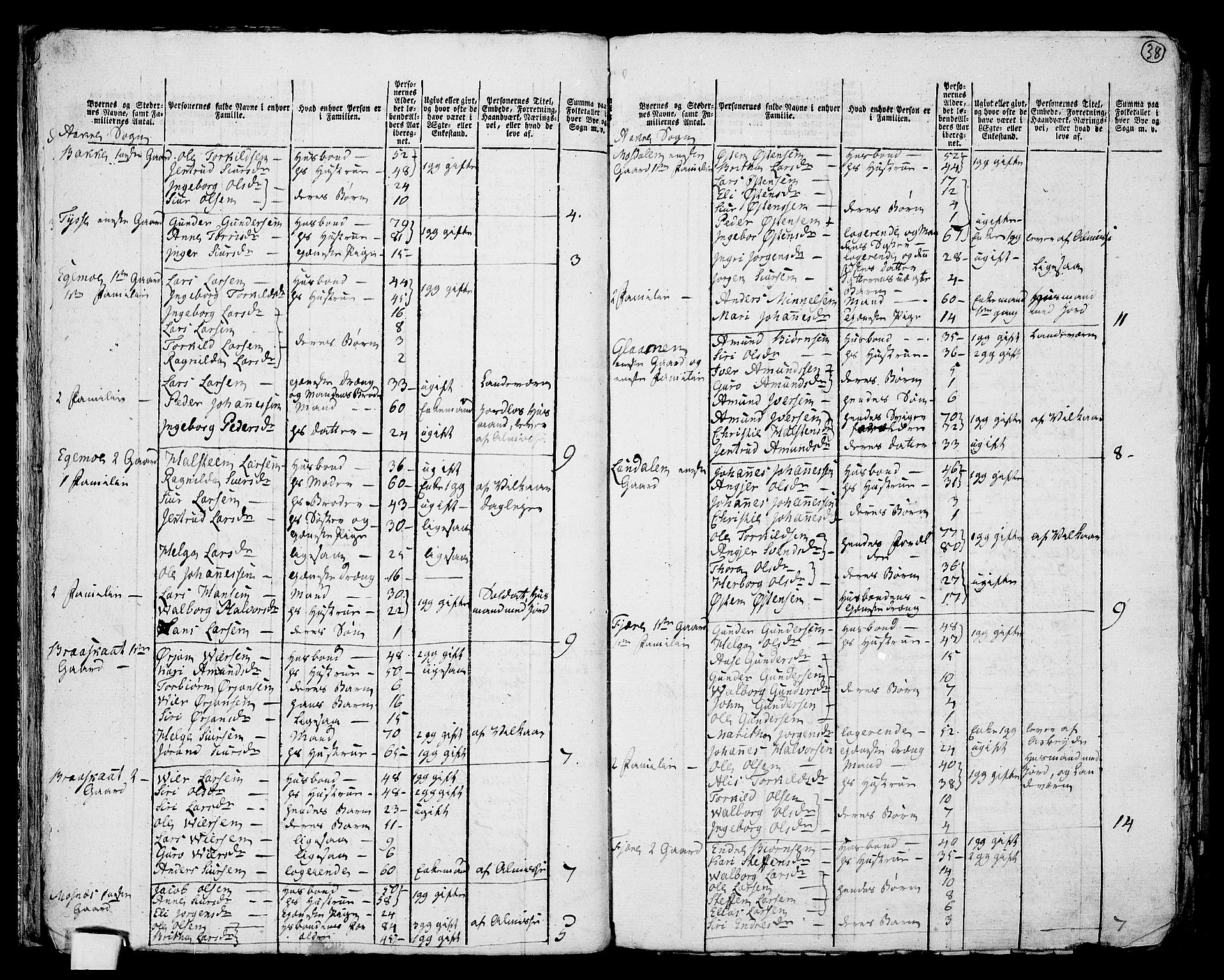 RA, 1801 census for 1212P Skånevik, 1801, p. 37b-38a