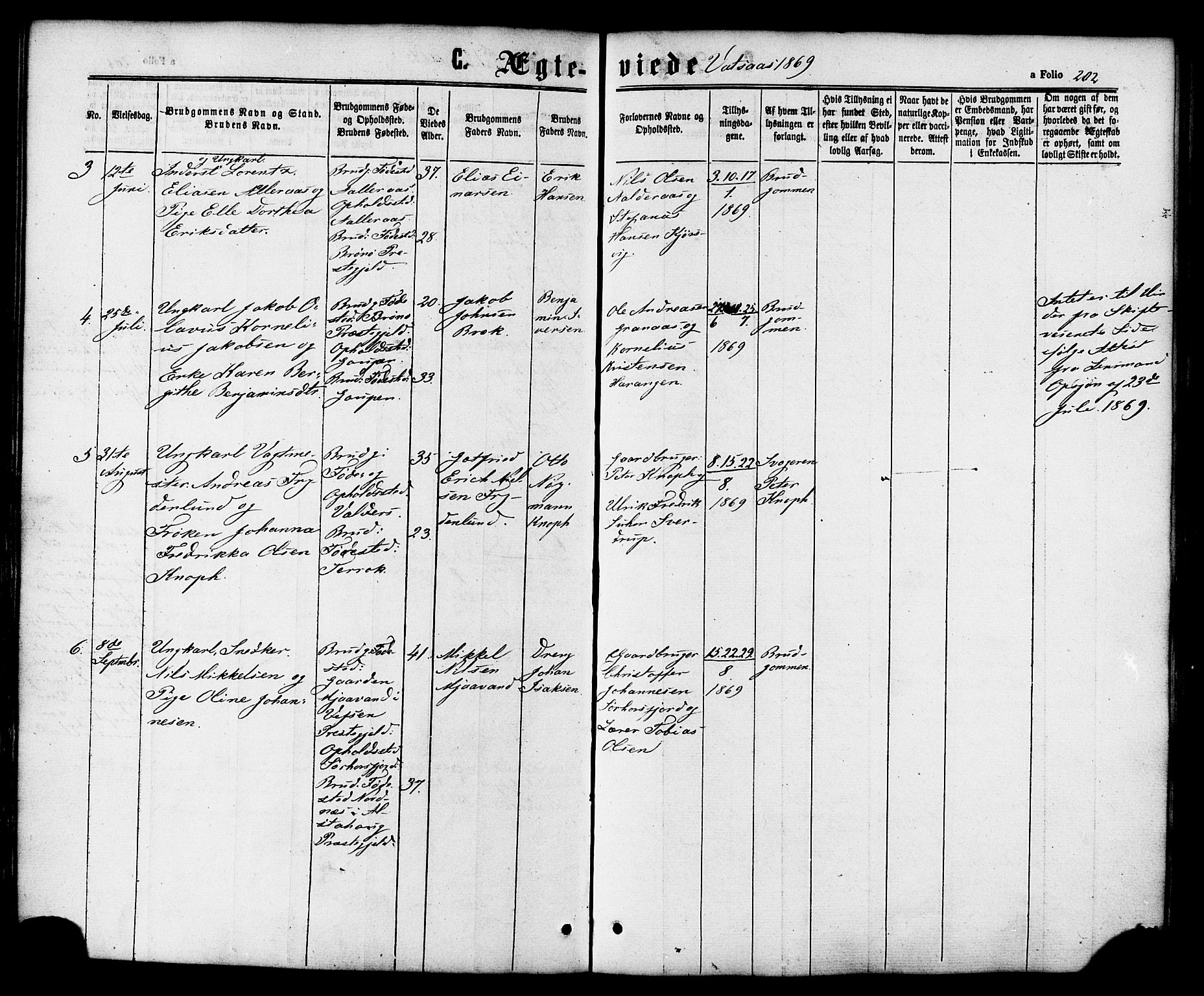 Ministerialprotokoller, klokkerbøker og fødselsregistre - Nordland, SAT/A-1459/810/L0146: Parish register (official) no. 810A08 /1, 1862-1874, p. 202