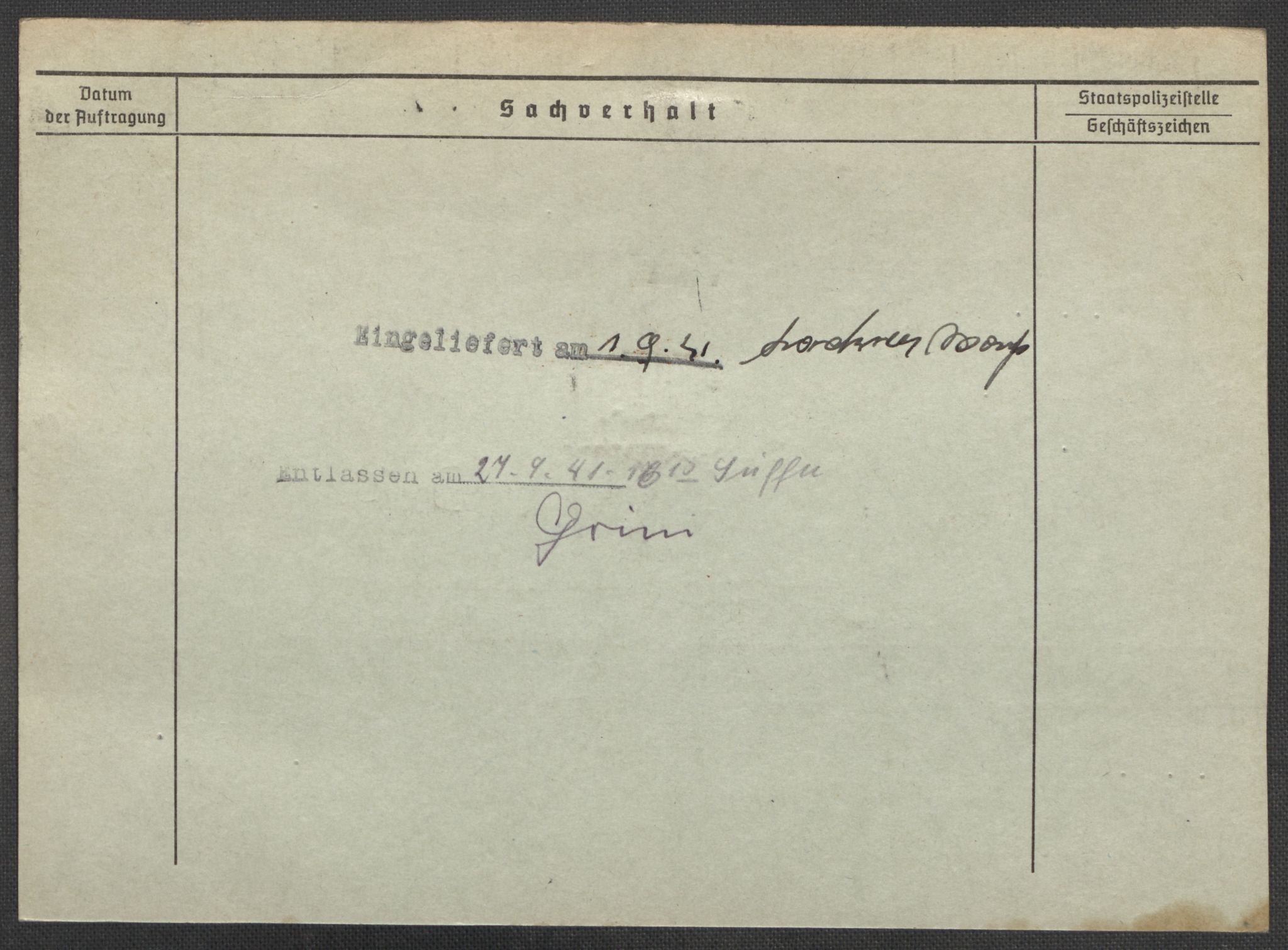 Befehlshaber der Sicherheitspolizei und des SD, AV/RA-RAFA-5969/E/Ea/Eaa/L0010: Register over norske fanger i Møllergata 19: Sø-Å, 1940-1945, p. 405