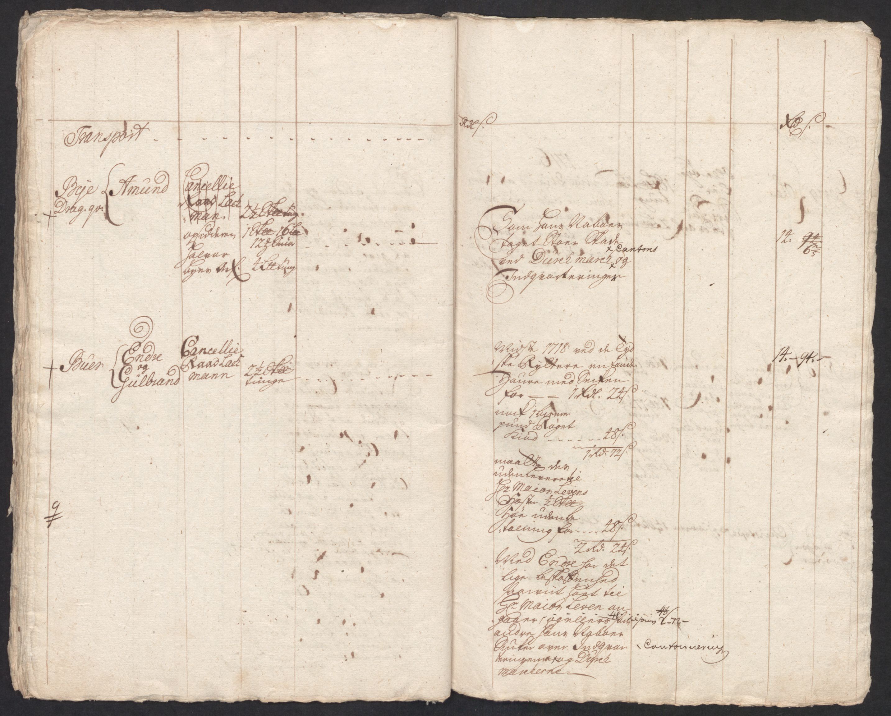 Danske Kanselli, Skapsaker, AV/RA-EA-4061/F/L0094: Skap 16, pakke 6, 1716-1719, p. 37