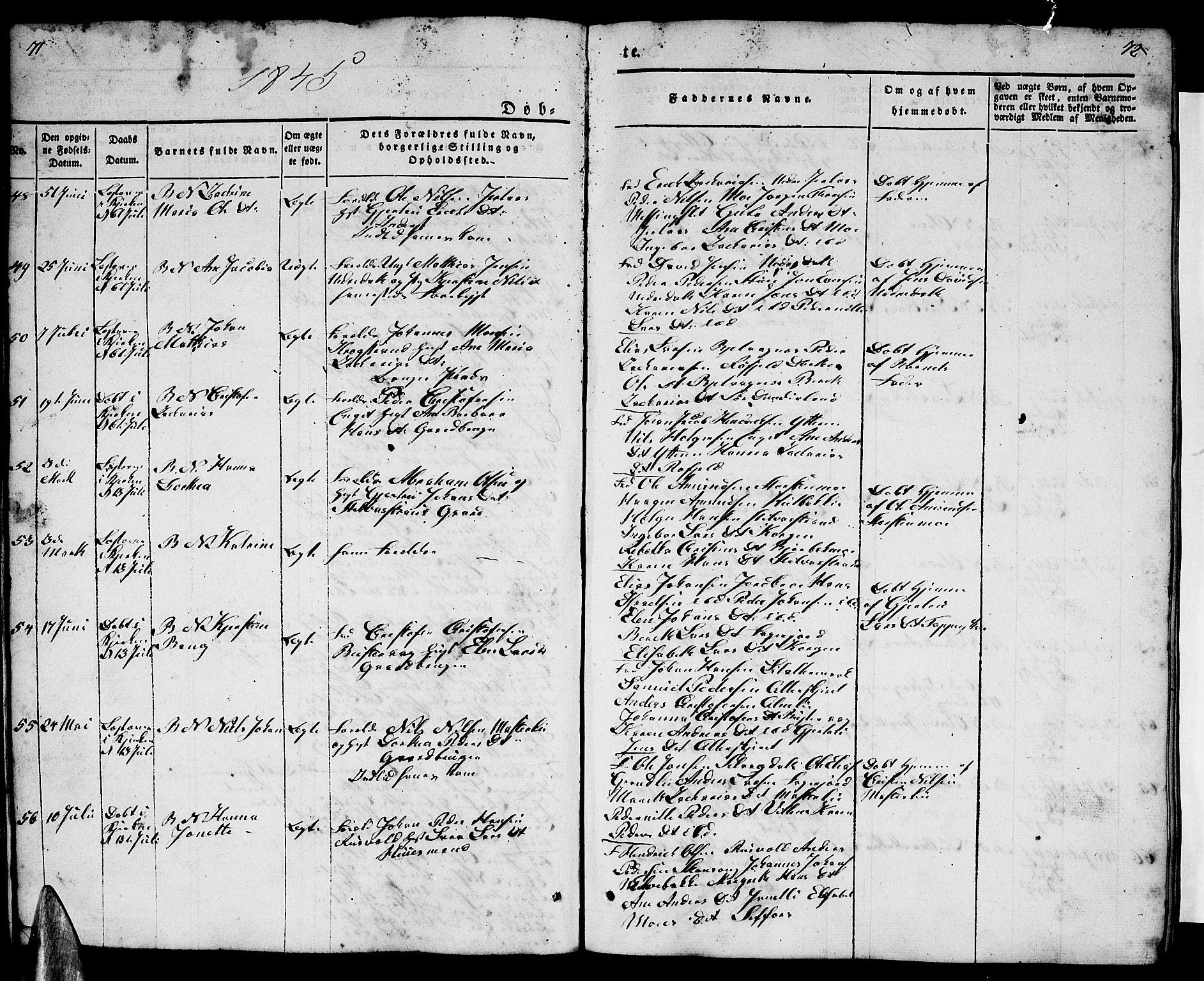 Ministerialprotokoller, klokkerbøker og fødselsregistre - Nordland, AV/SAT-A-1459/827/L0413: Parish register (copy) no. 827C02, 1842-1852, p. 71-72