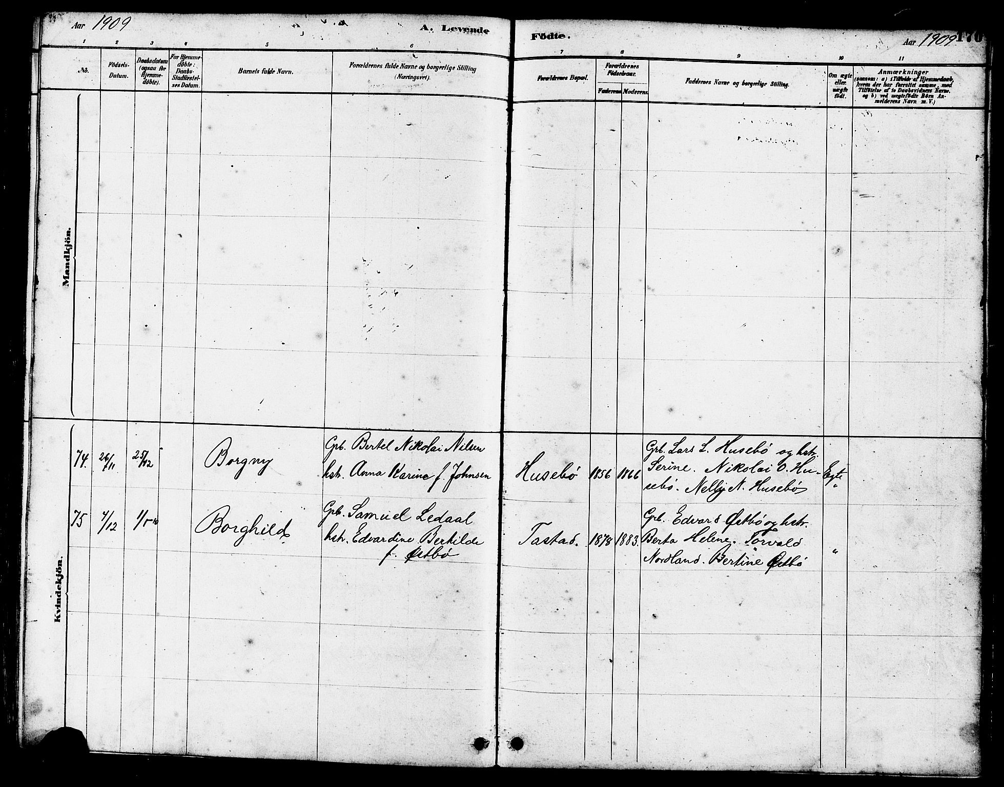 Hetland sokneprestkontor, AV/SAST-A-101826/30/30BB/L0005: Parish register (copy) no. B 5, 1878-1910, p. 170