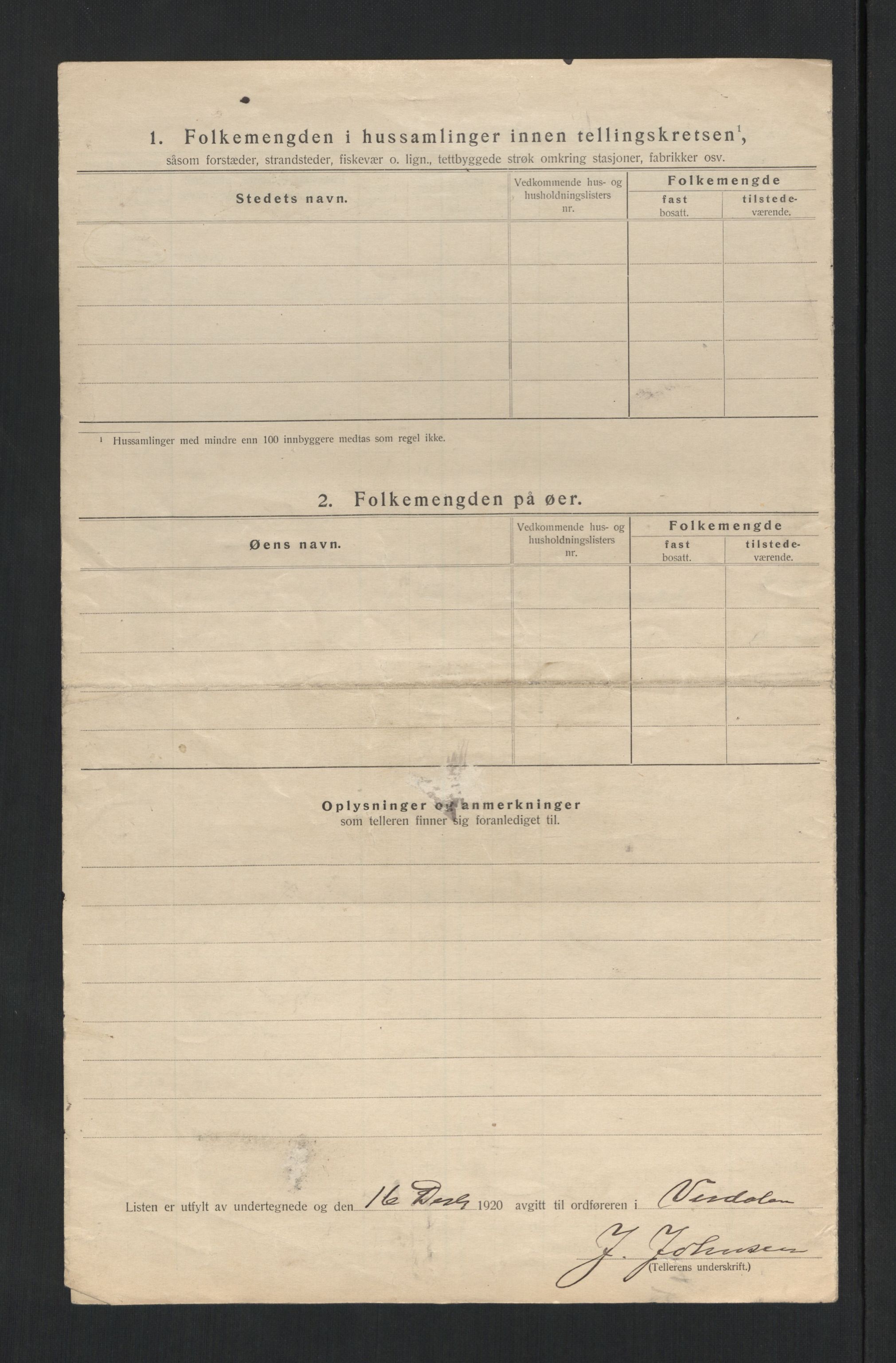 SAT, 1920 census for Verdal, 1920, p. 59