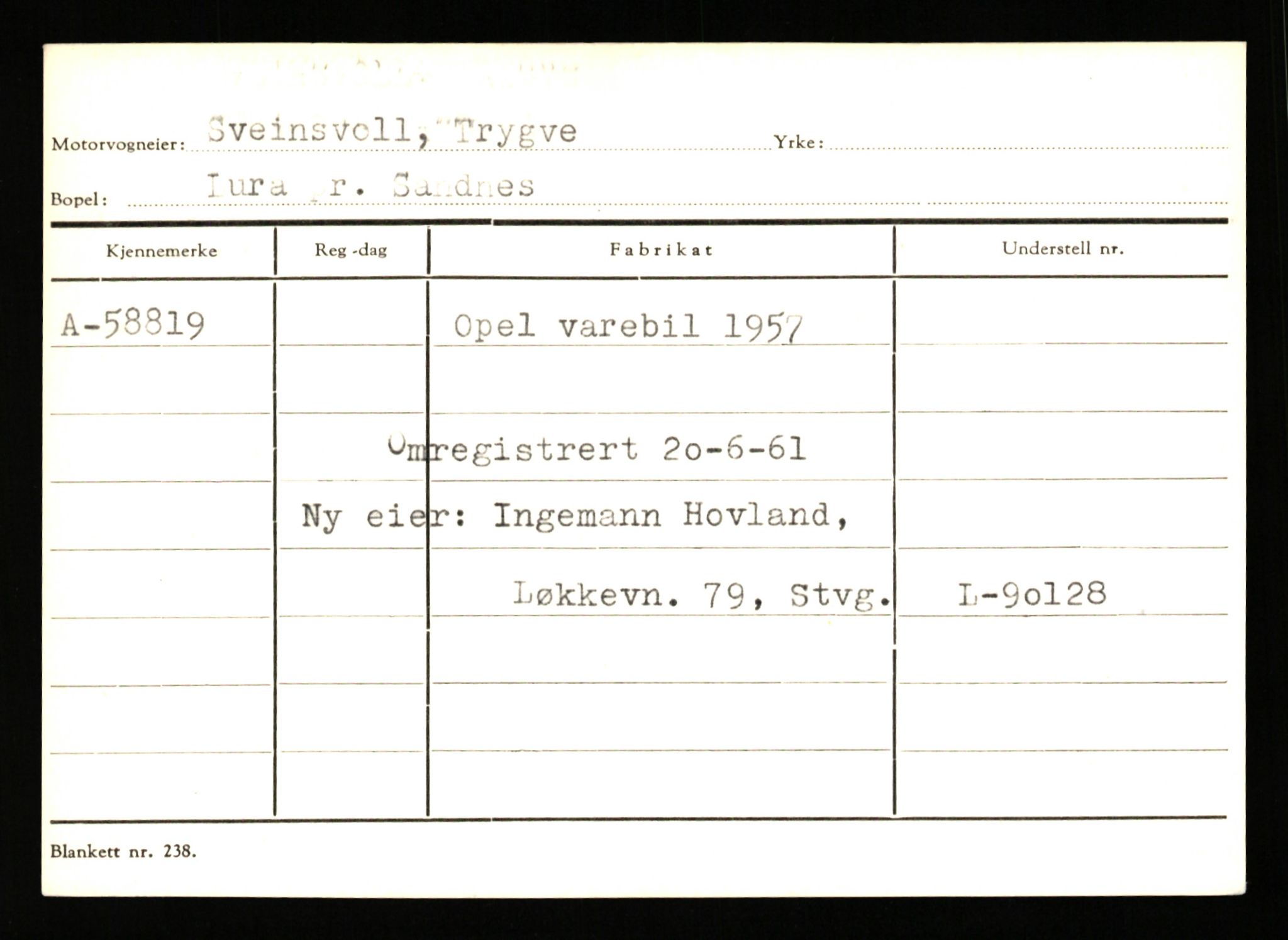 Stavanger trafikkstasjon, SAST/A-101942/0/G/L0007: Registreringsnummer: 49019 - 67460, 1930-1971, p. 2125