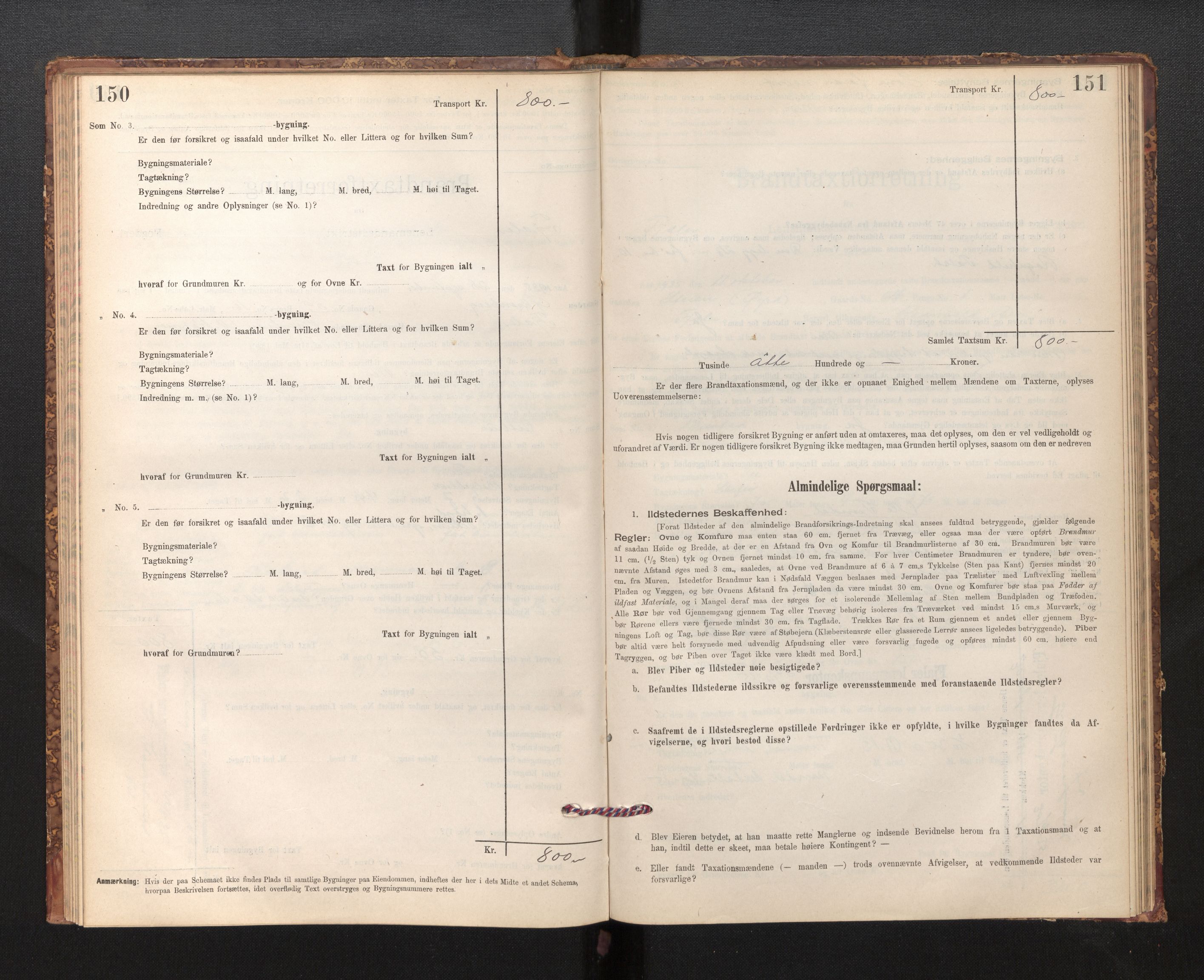Lensmannen i Fjaler, AV/SAB-A-27201/0012/L0006: Branntakstprotokoll, skjematakst, 1895-1937, p. 150-151