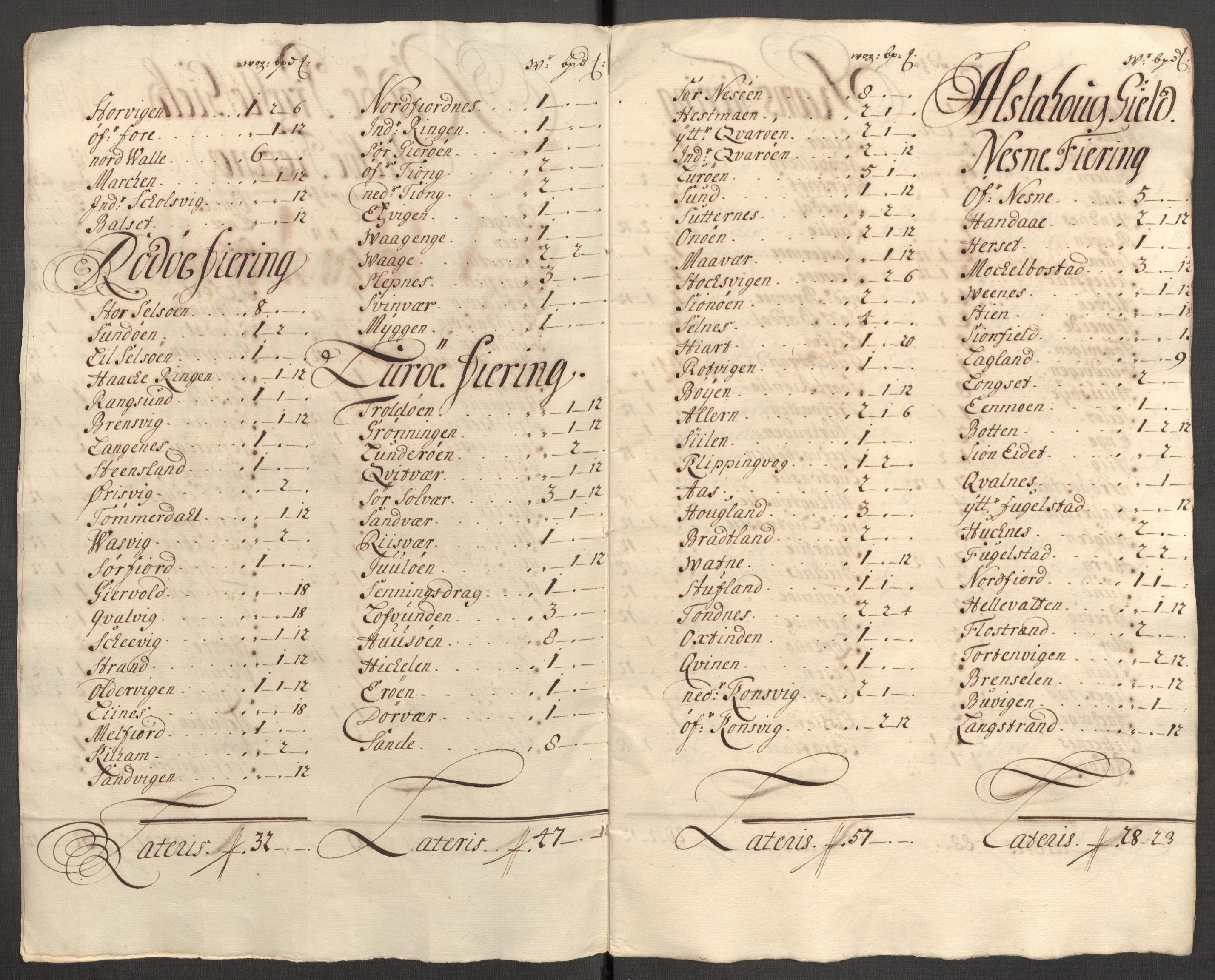 Rentekammeret inntil 1814, Reviderte regnskaper, Fogderegnskap, AV/RA-EA-4092/R65/L4511: Fogderegnskap Helgeland, 1710-1711, p. 321