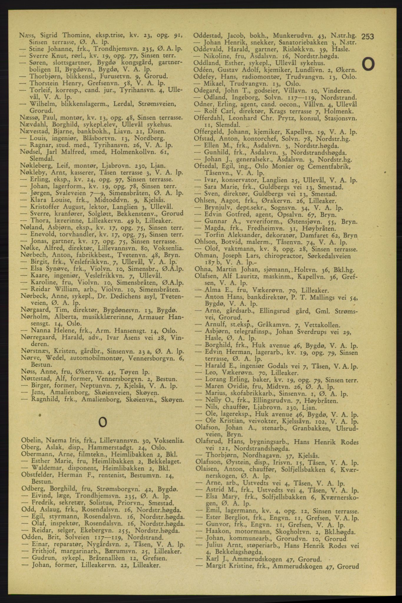 Aker adressebok/adressekalender, PUBL/001/A/006: Aker adressebok, 1937-1938, p. 253