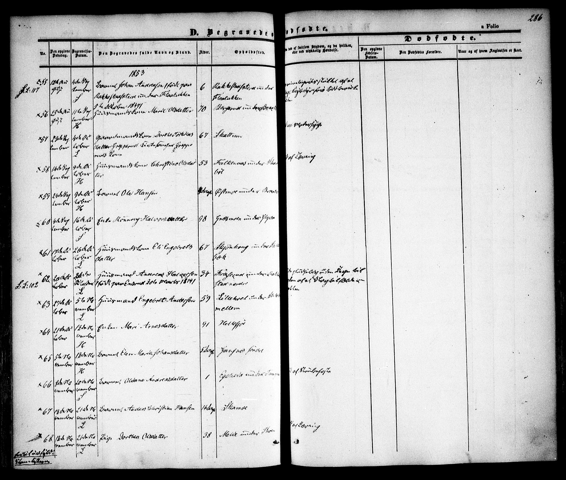 Høland prestekontor Kirkebøker, AV/SAO-A-10346a/F/Fa/L0009: Parish register (official) no. I 9, 1846-1853, p. 286