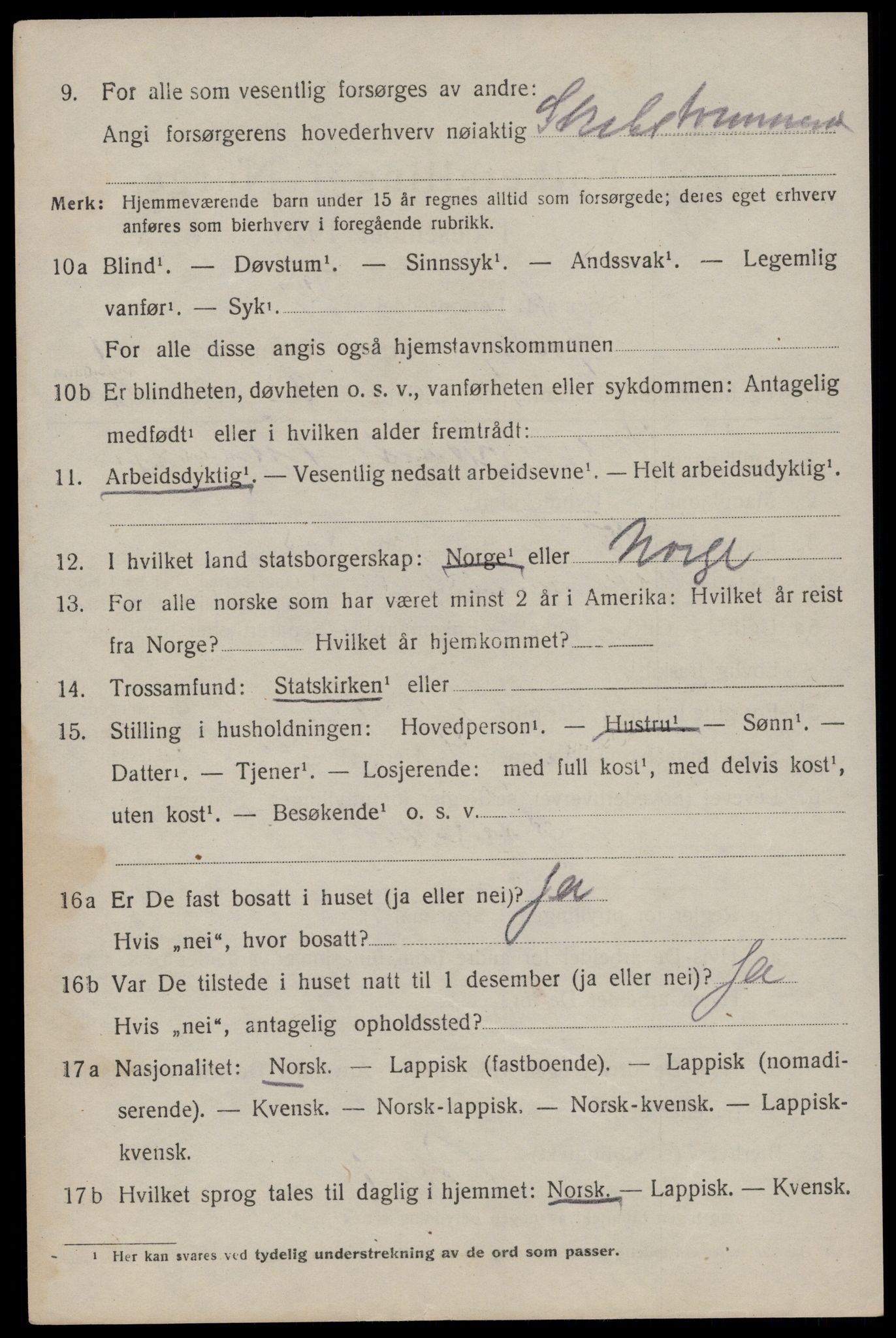 SAT, 1920 census for Hol, 1920, p. 2968