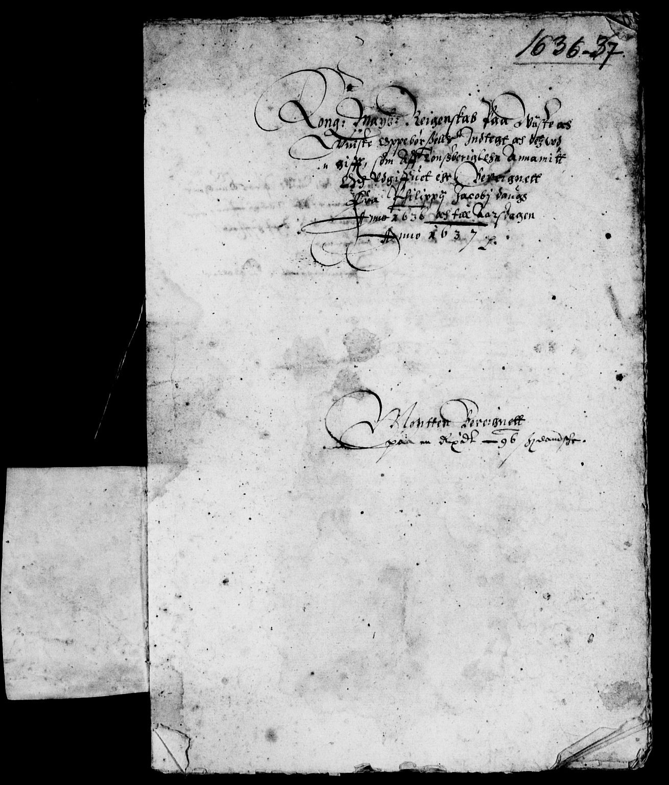 Rentekammeret inntil 1814, Reviderte regnskaper, Lensregnskaper, AV/RA-EA-5023/R/Rb/Rbo/L0016: Tønsberg len, 1635-1637