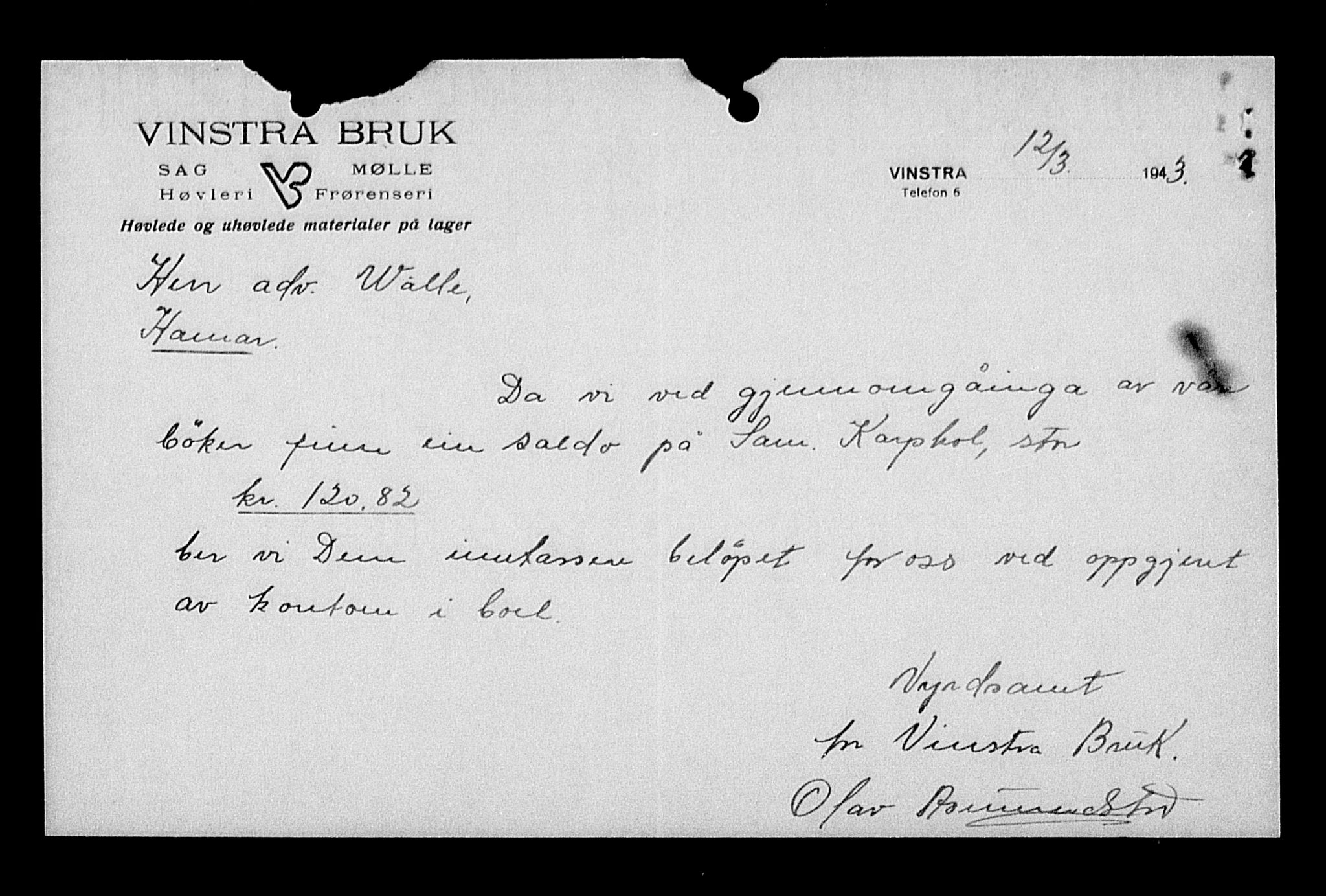 Justisdepartementet, Tilbakeføringskontoret for inndratte formuer, AV/RA-S-1564/H/Hc/Hcc/L0949: --, 1945-1947, p. 574