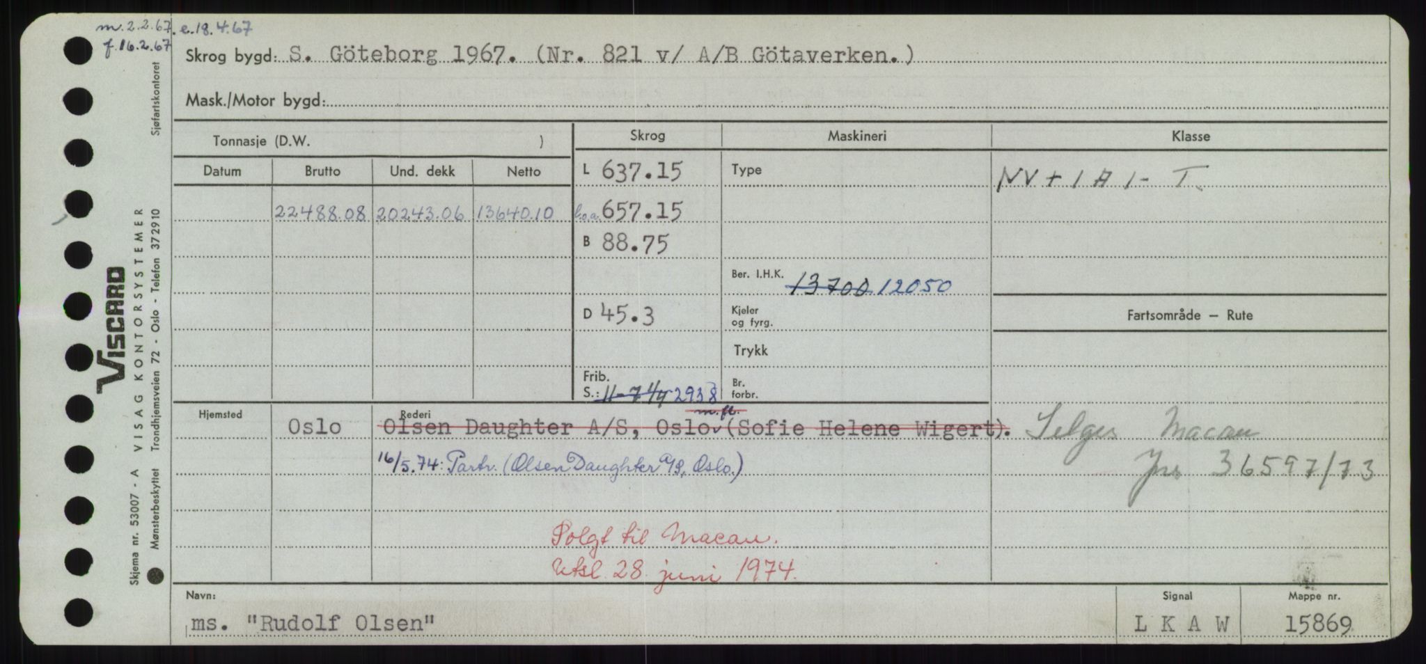 Sjøfartsdirektoratet med forløpere, Skipsmålingen, AV/RA-S-1627/H/Hd/L0031: Fartøy, Rju-Sam, p. 279