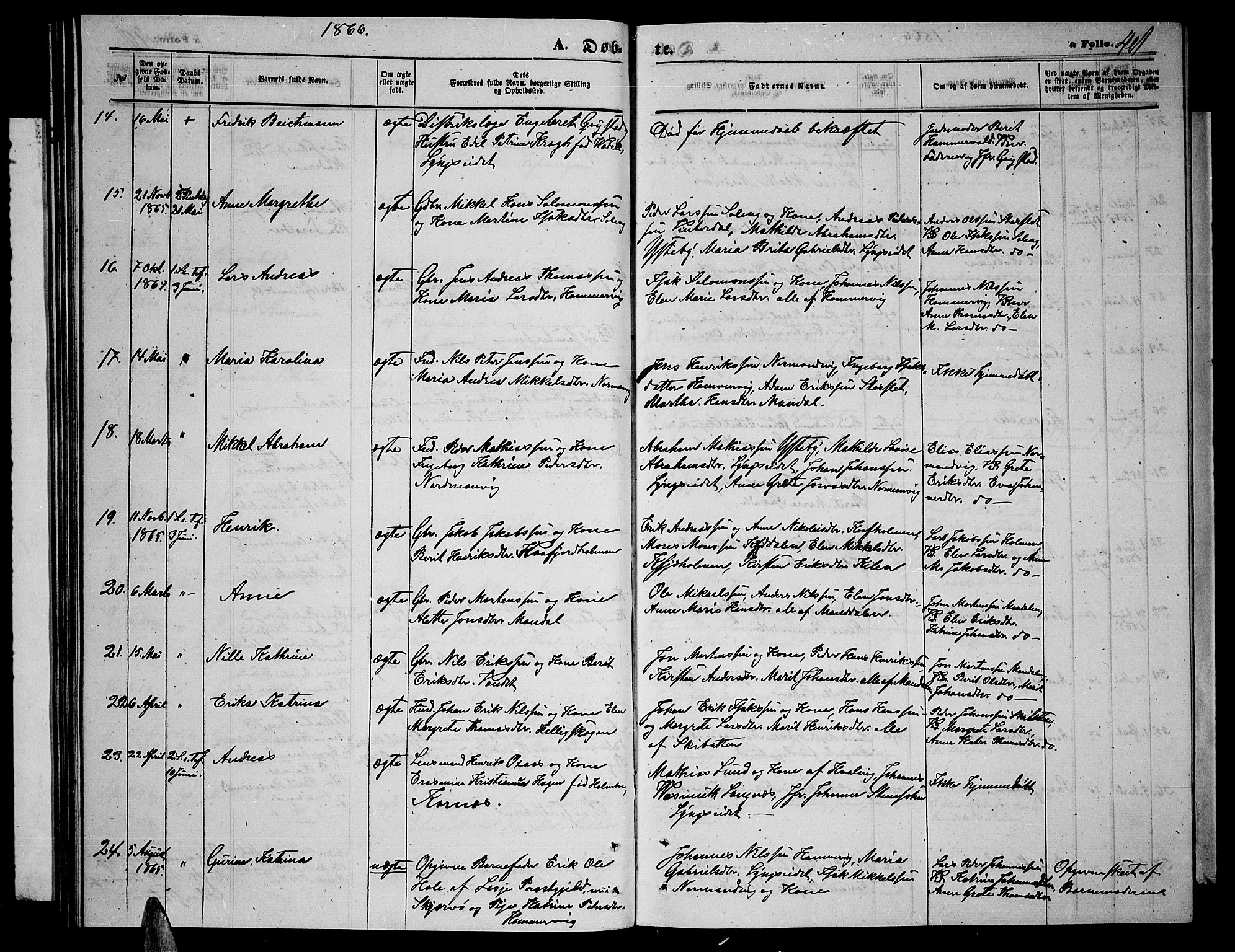 Lyngen sokneprestembete, AV/SATØ-S-1289/H/He/Heb/L0003klokker: Parish register (copy) no. 3, 1861-1867, p. 48