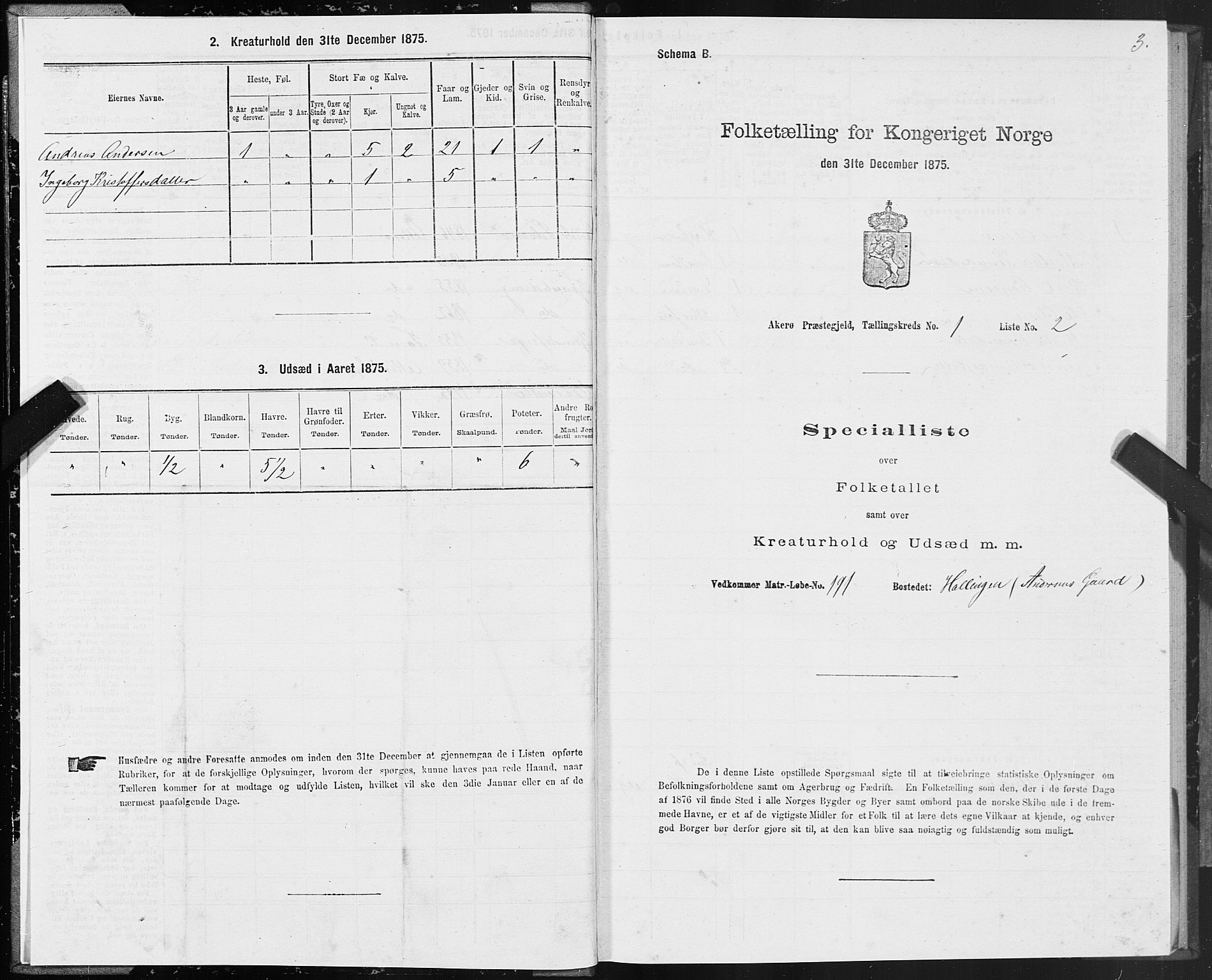 SAT, 1875 census for 1545P Aukra, 1875, p. 1003