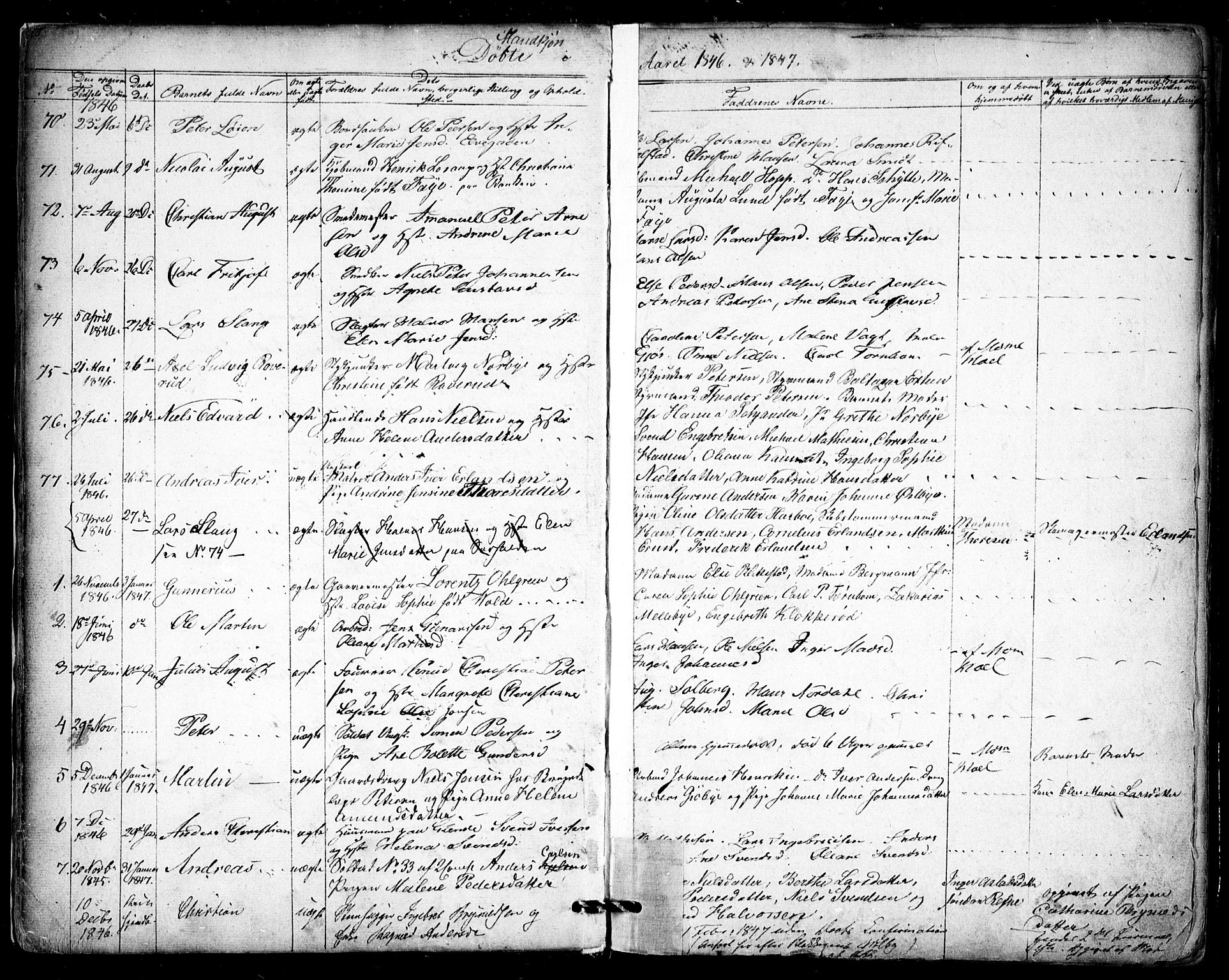 Halden prestekontor Kirkebøker, AV/SAO-A-10909/F/Fa/L0006: Parish register (official) no. I 6, 1845-1856, p. 10