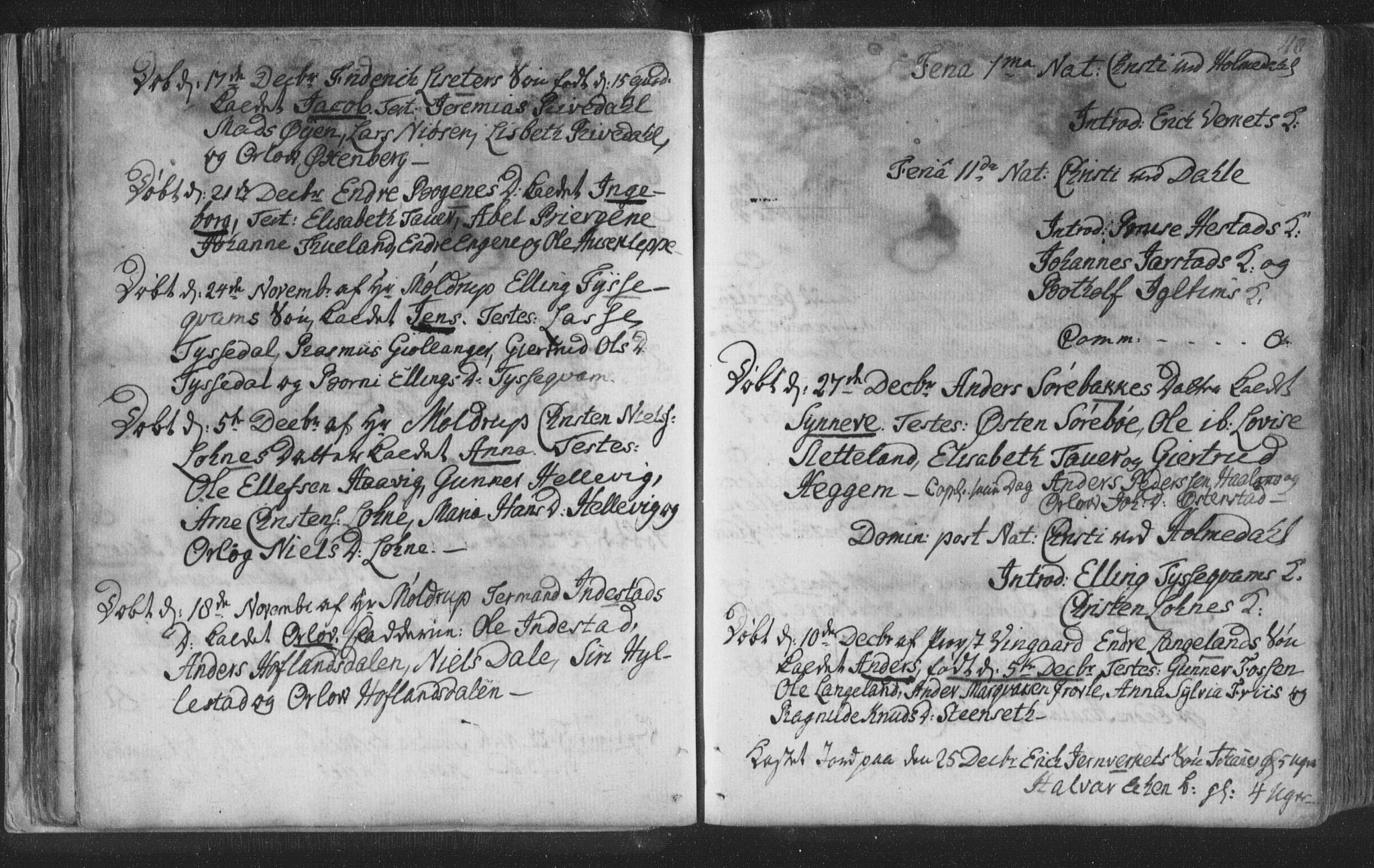 Fjaler sokneprestembete, SAB/A-79801/H/Haa/Haaa/L0002: Parish register (official) no. A 2, 1779-1798, p. 40