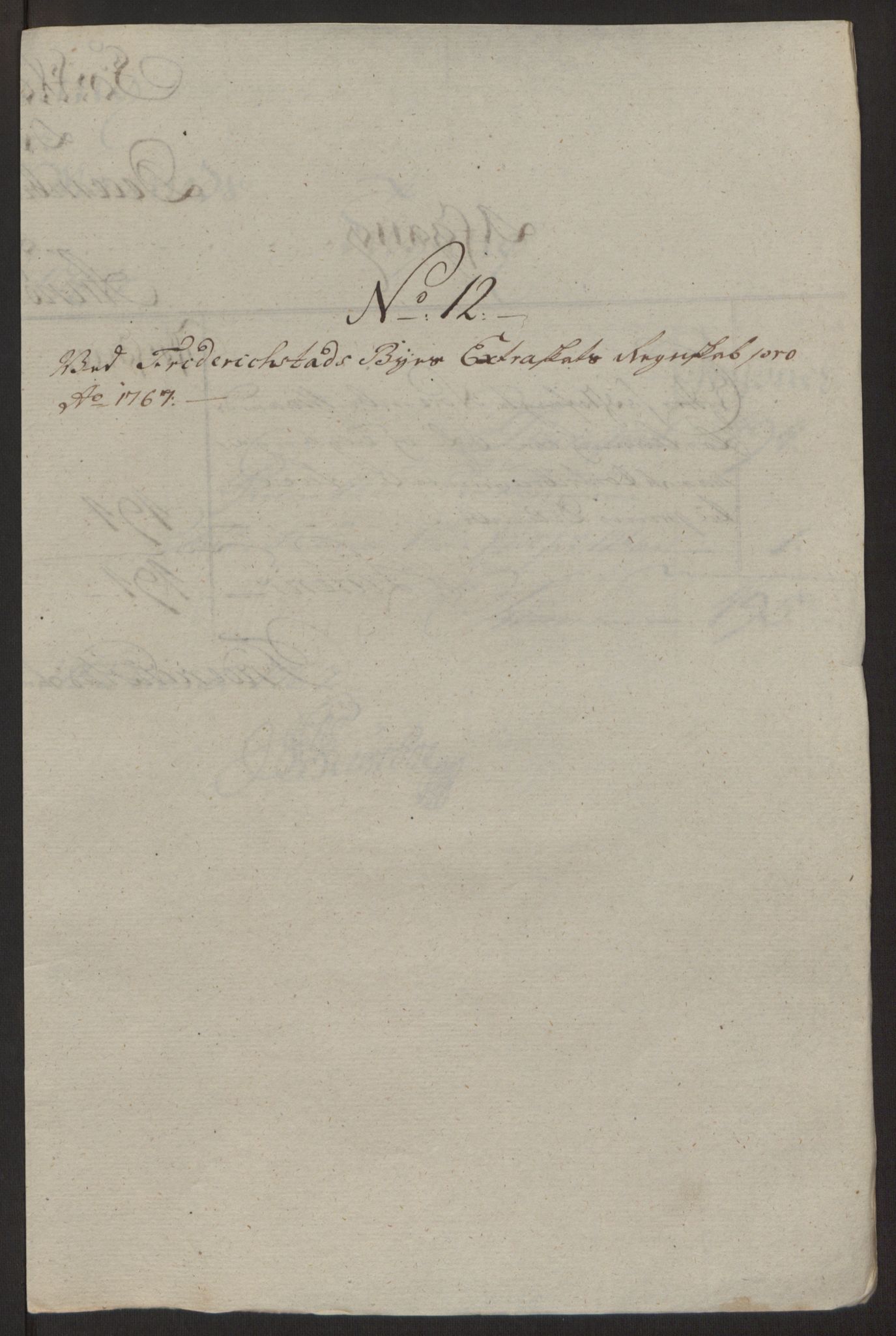 Rentekammeret inntil 1814, Reviderte regnskaper, Byregnskaper, AV/RA-EA-4066/R/Rb/L0029/0001: [B3] Kontribusjonsregnskap / Ekstraskatt, 1762-1772, p. 268