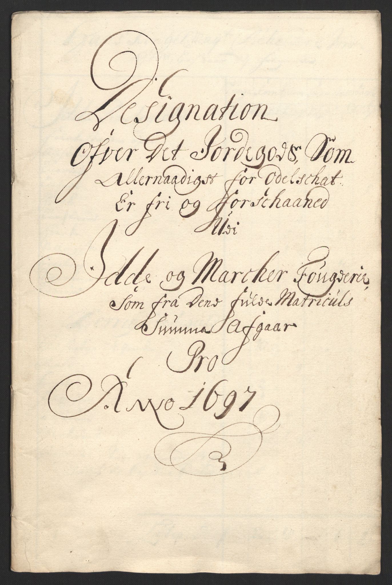 Rentekammeret inntil 1814, Reviderte regnskaper, Fogderegnskap, RA/EA-4092/R01/L0013: Fogderegnskap Idd og Marker, 1696-1698, p. 257