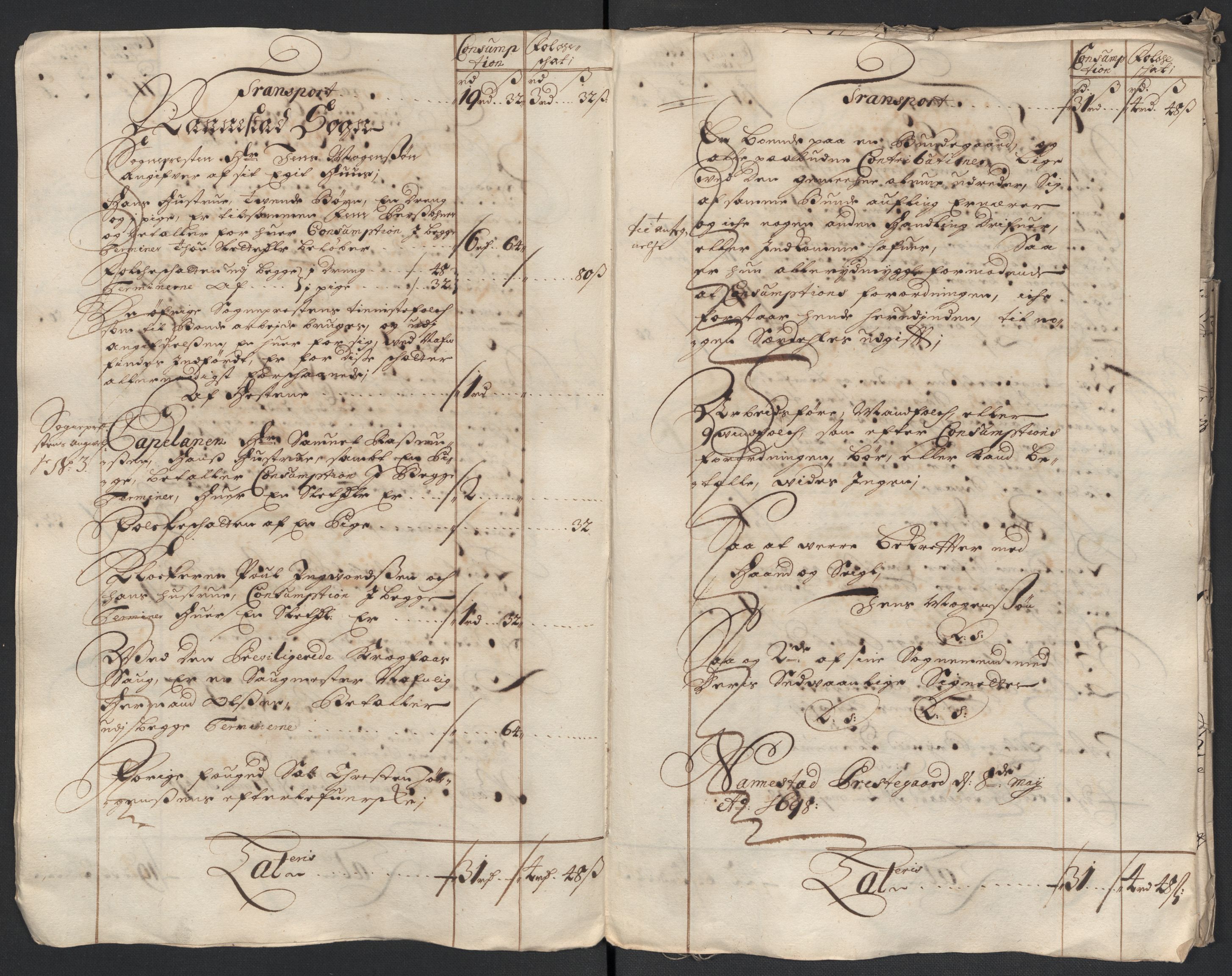 Rentekammeret inntil 1814, Reviderte regnskaper, Fogderegnskap, AV/RA-EA-4092/R12/L0710: Fogderegnskap Øvre Romerike, 1698, p. 270