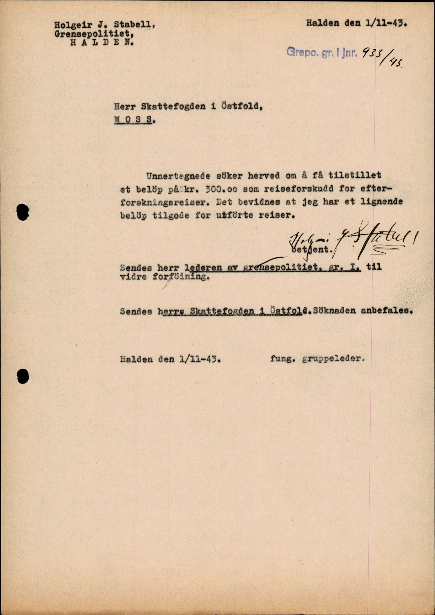 Forsvarets Overkommando. 2 kontor. Arkiv 11.4. Spredte tyske arkivsaker, AV/RA-RAFA-7031/D/Dar/Darc/L0006: BdSN, 1942-1945, p. 1188