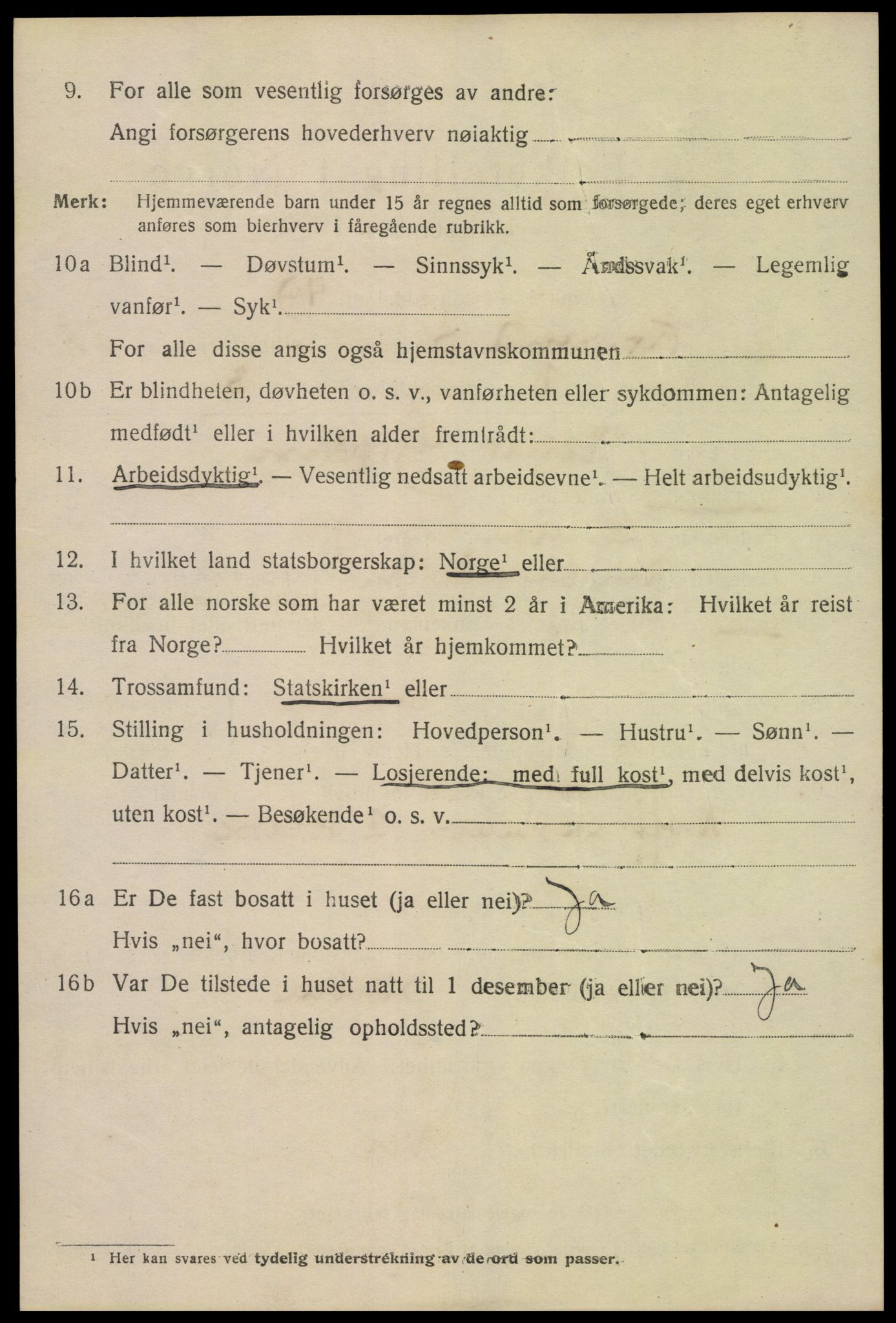 SAK, 1920 census for Kristiansand, 1920, p. 38502