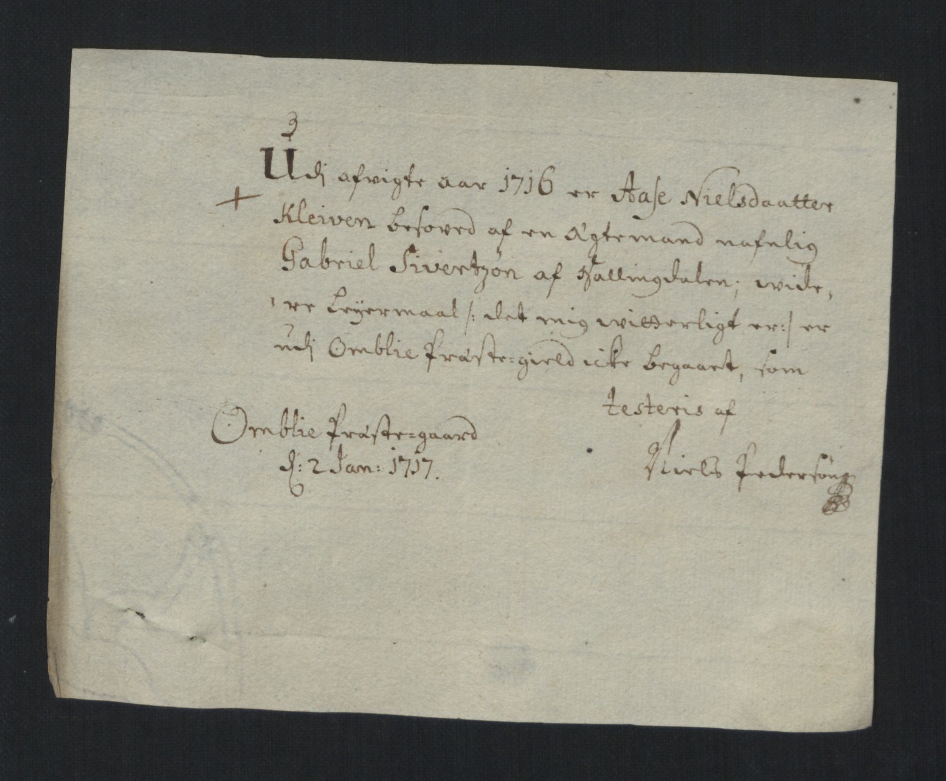 Rentekammeret inntil 1814, Reviderte regnskaper, Fogderegnskap, AV/RA-EA-4092/R40/L2452: Fogderegnskap Råbyggelag, 1716-1717, p. 98