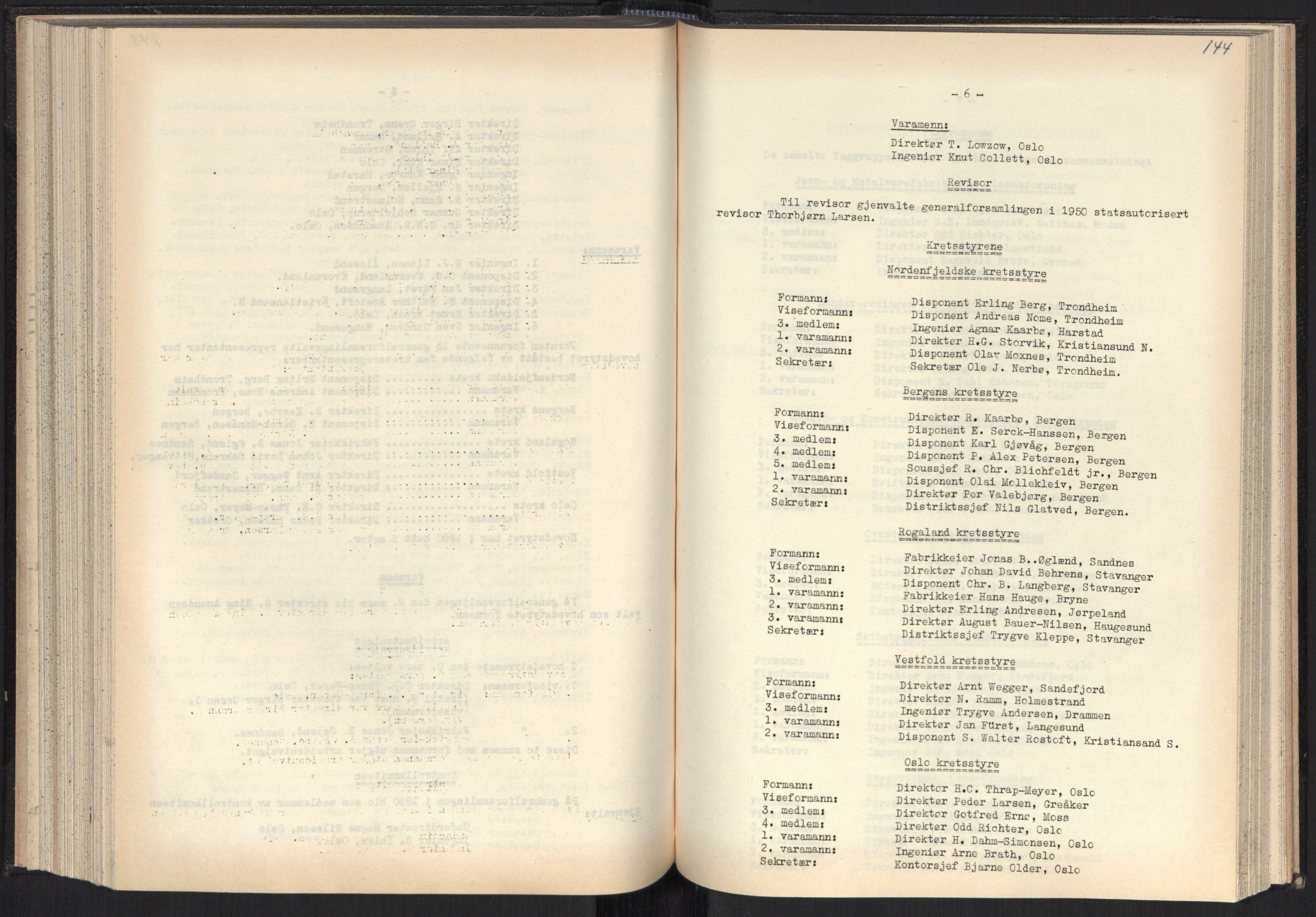 Teknologibedriftenes Landsforening TBL, AV/RA-PA-1700/A/Ad/L0007: Årsberetning med register, 1940-1951, p. 144