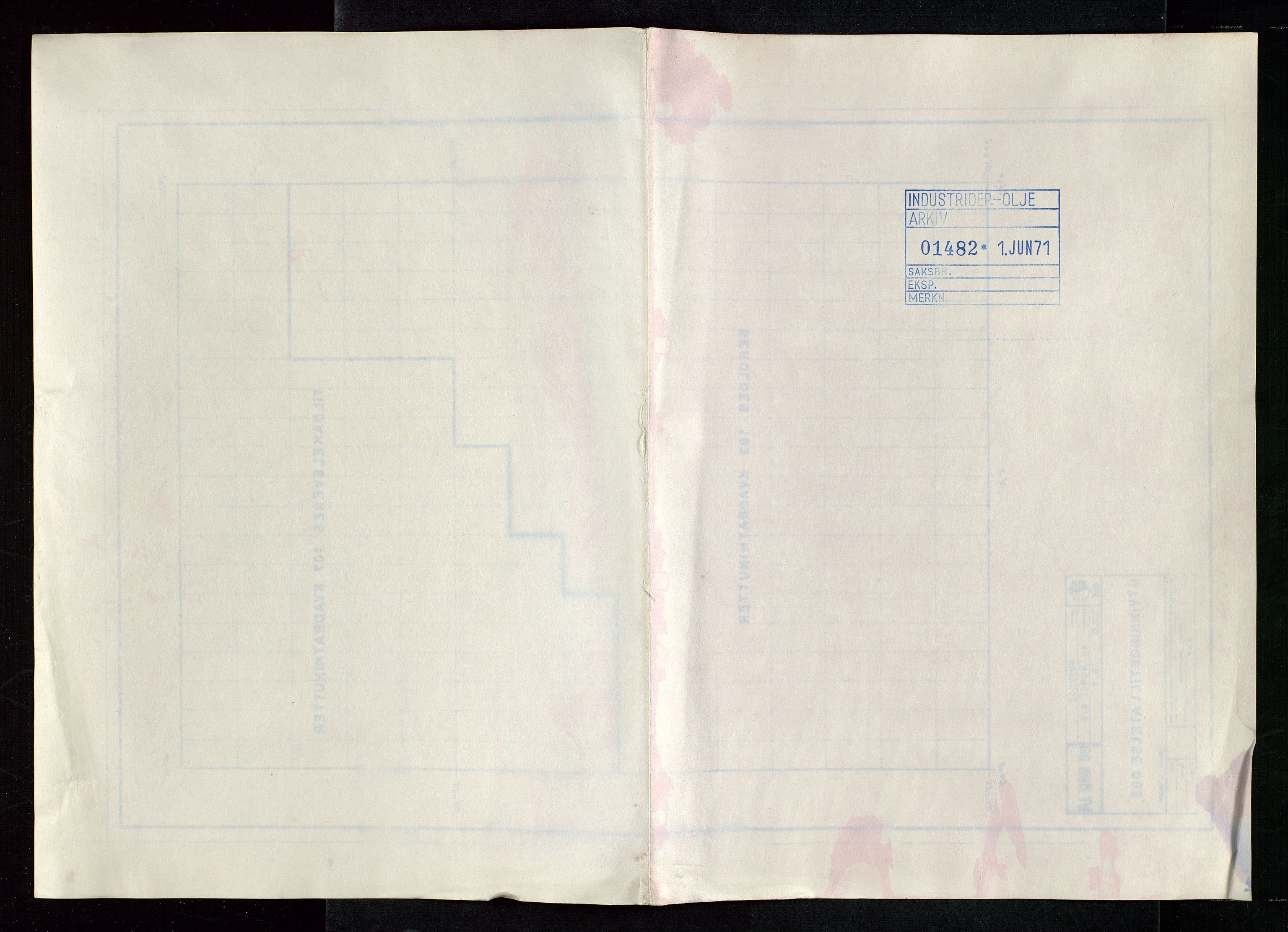 Industridepartementet, Oljekontoret, AV/SAST-A-101348/Da/L0004: Arkivnøkkel 711 - 712 Utvinningstillatelser, 1970-1971, p. 420