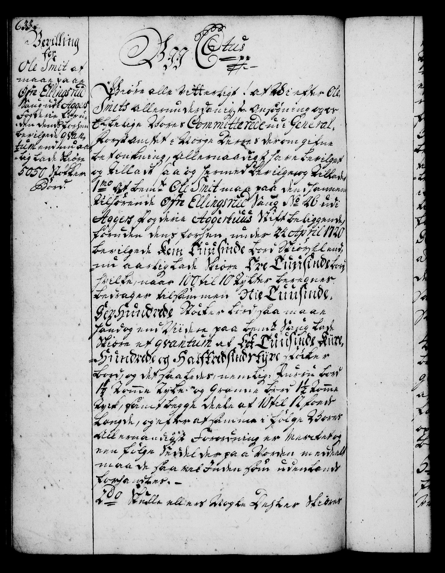 Rentekammeret, Kammerkanselliet, RA/EA-3111/G/Gg/Gga/L0004: Norsk ekspedisjonsprotokoll med register (merket RK 53.4), 1734-1741, p. 633