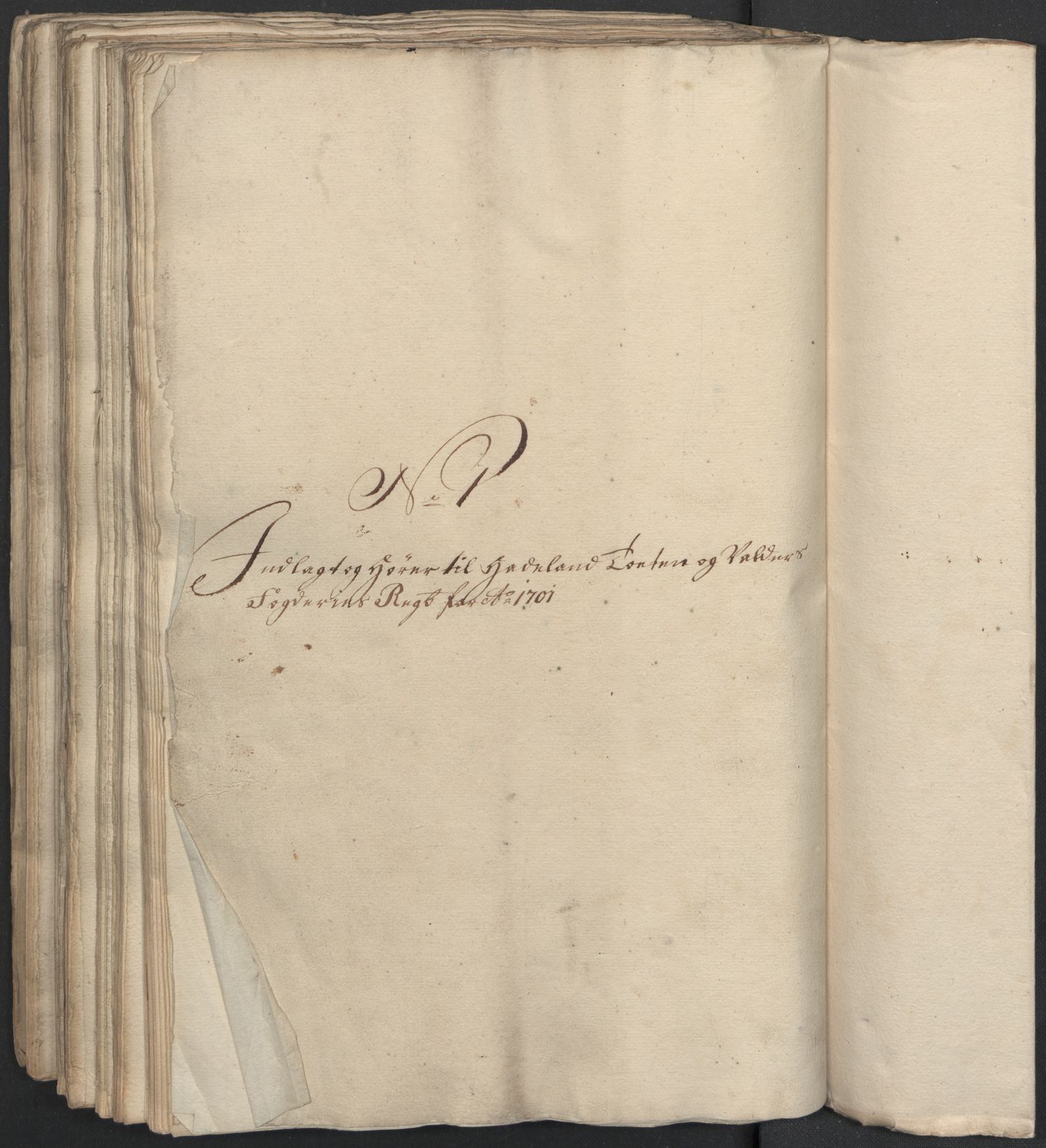 Rentekammeret inntil 1814, Reviderte regnskaper, Fogderegnskap, AV/RA-EA-4092/R18/L1299: Fogderegnskap Hadeland, Toten og Valdres, 1701, p. 253