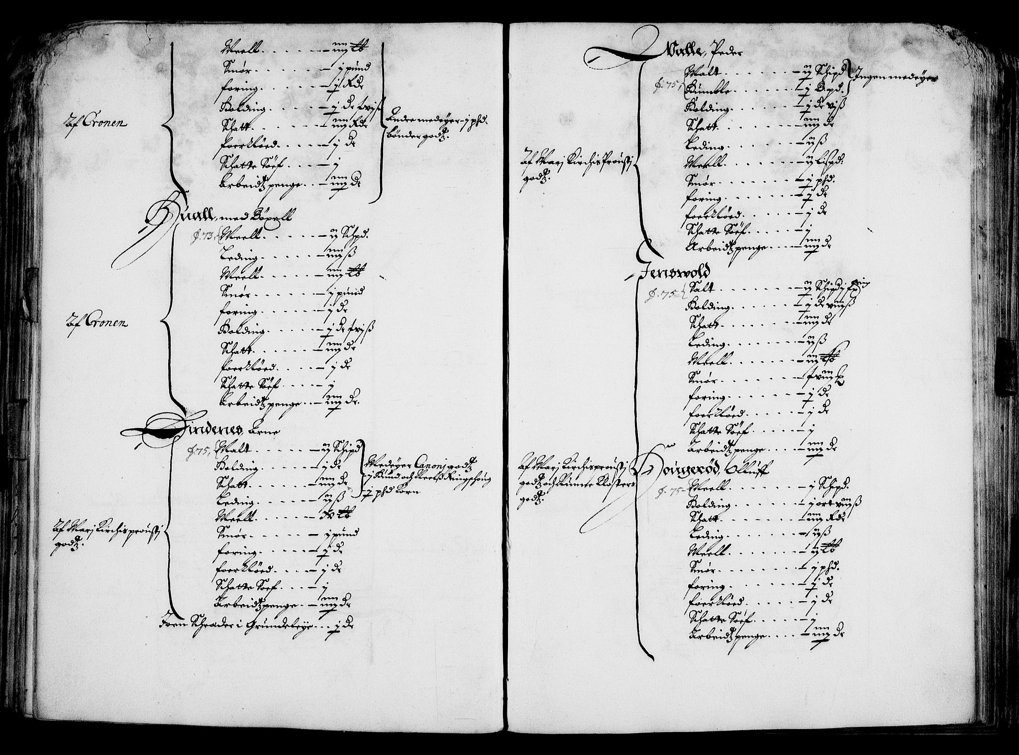 Rentekammeret inntil 1814, Realistisk ordnet avdeling, AV/RA-EA-4070/On/L0001/0001: Statens gods / [Jj 1]: Jordebok over Hannibal Sehesteds gods, 1651, p. 59