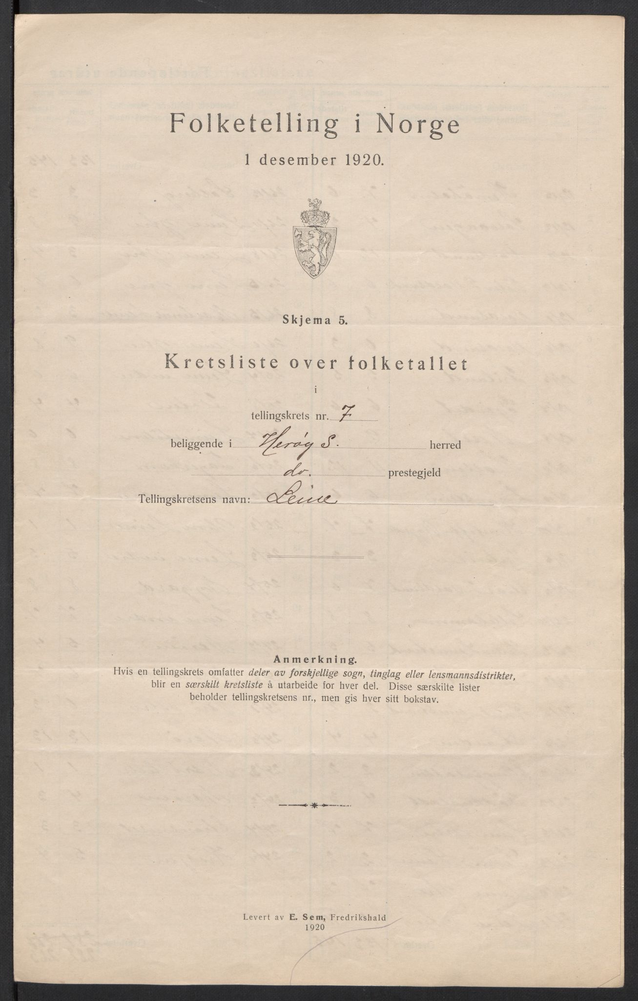 SAT, 1920 census for Herøy (MR), 1920, p. 24