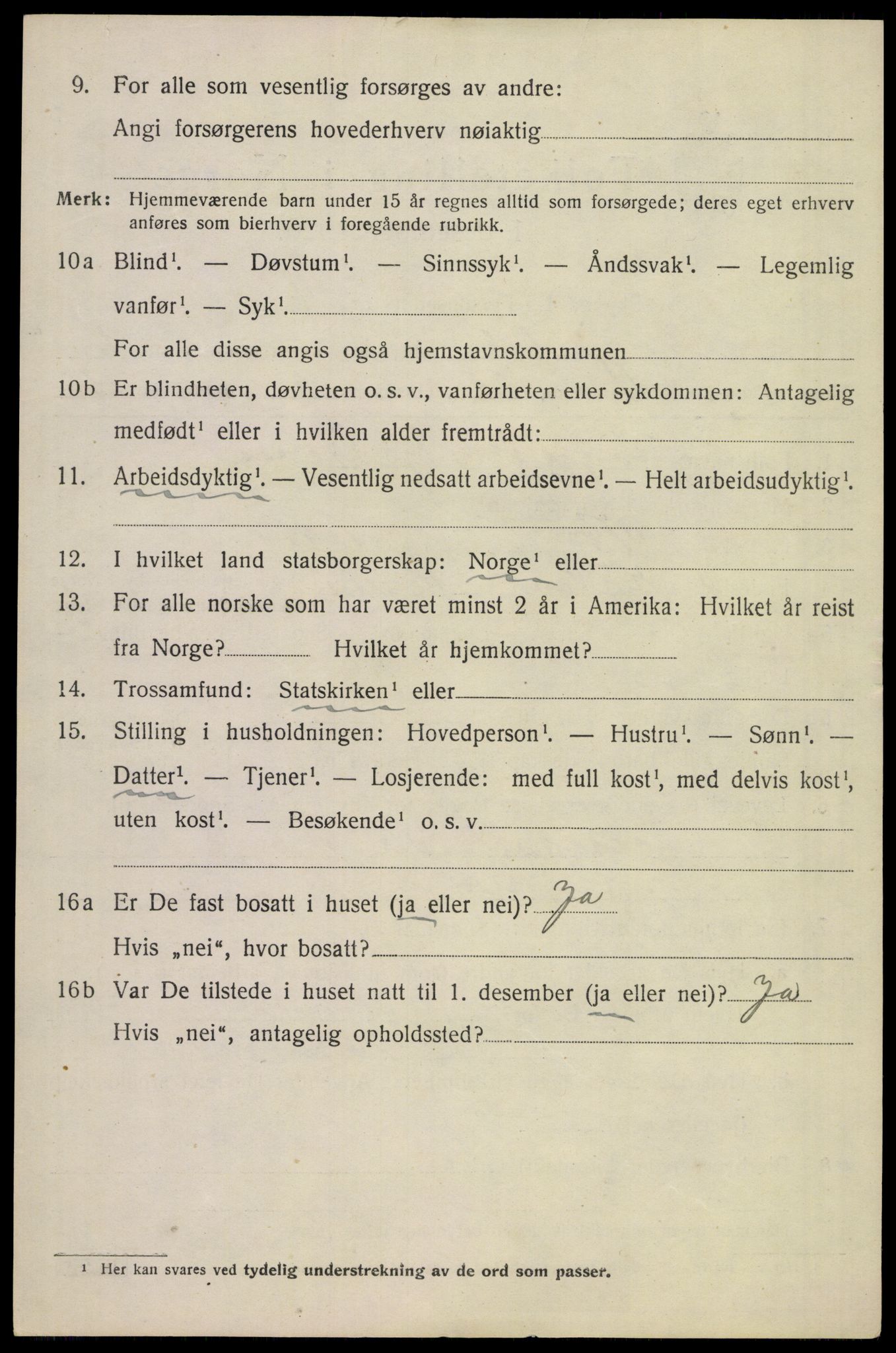 SAST, 1920 census for Gjesdal, 1920, p. 925