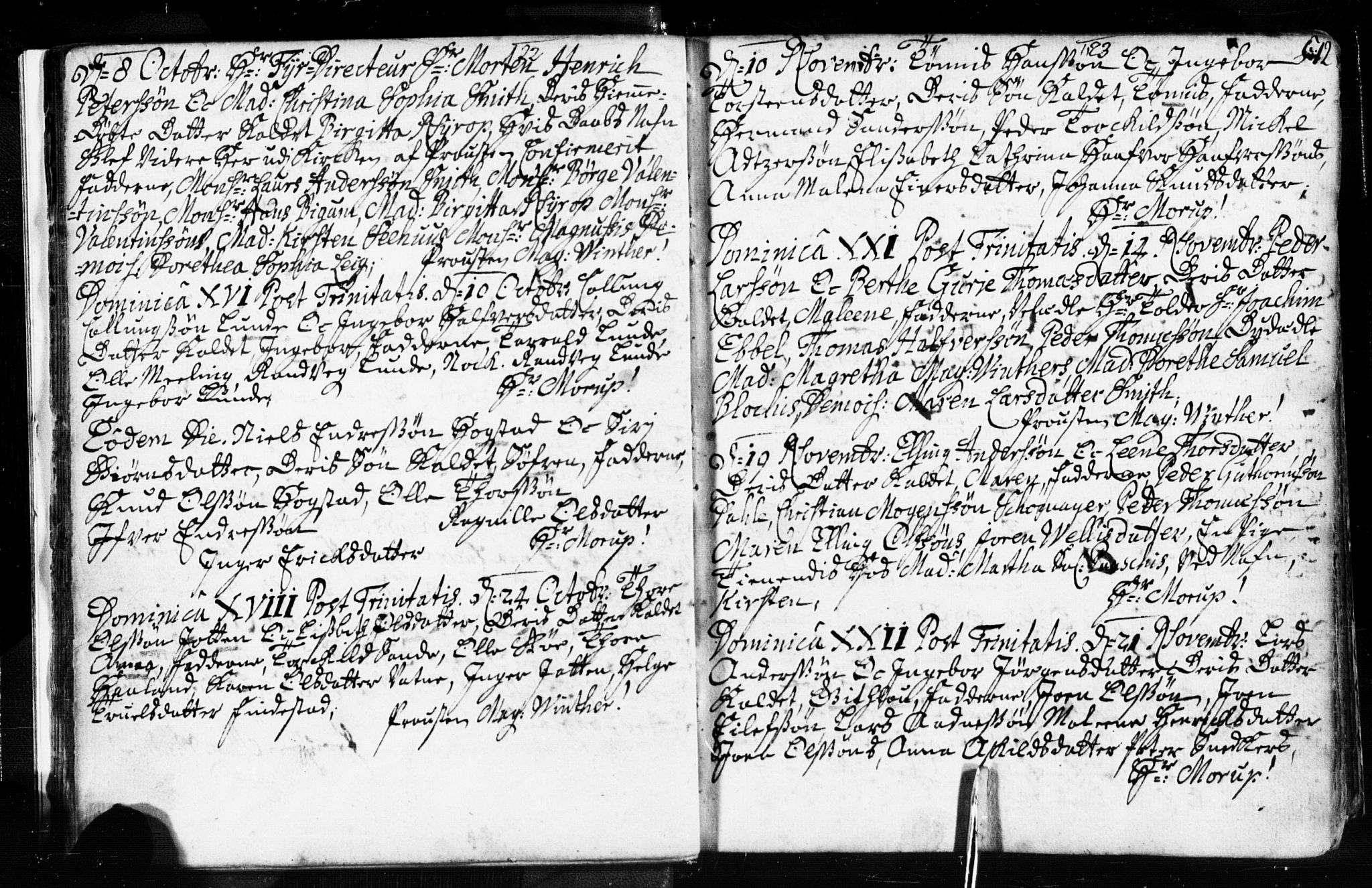 Domkirken sokneprestkontor, AV/SAST-A-101812/001/30/30BB/L0003: Parish register (copy) no. B 3, 1733-1751, p. 12