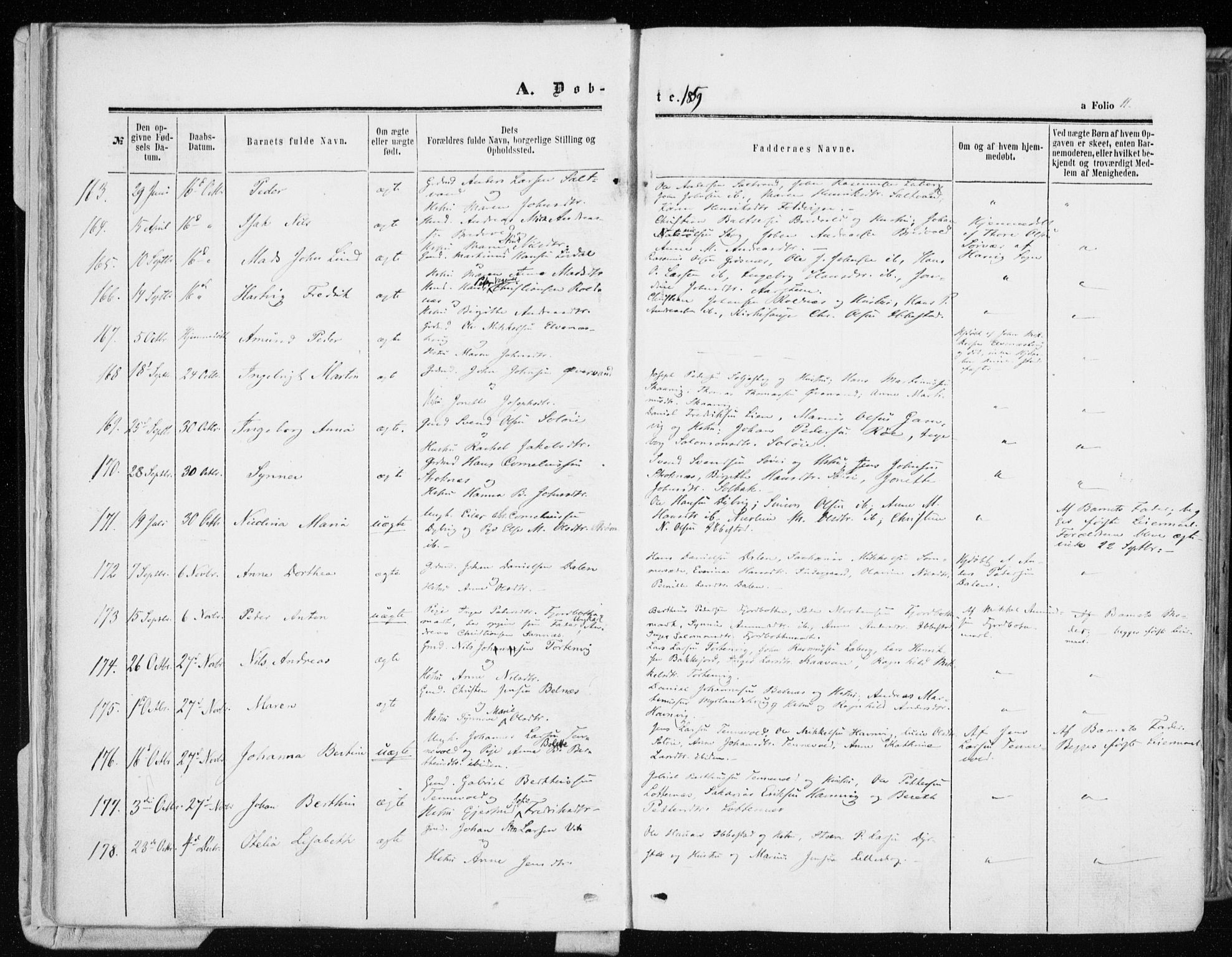 Ibestad sokneprestembete, SATØ/S-0077/H/Ha/Haa/L0009kirke: Parish register (official) no. 9, 1859-1868, p. 11