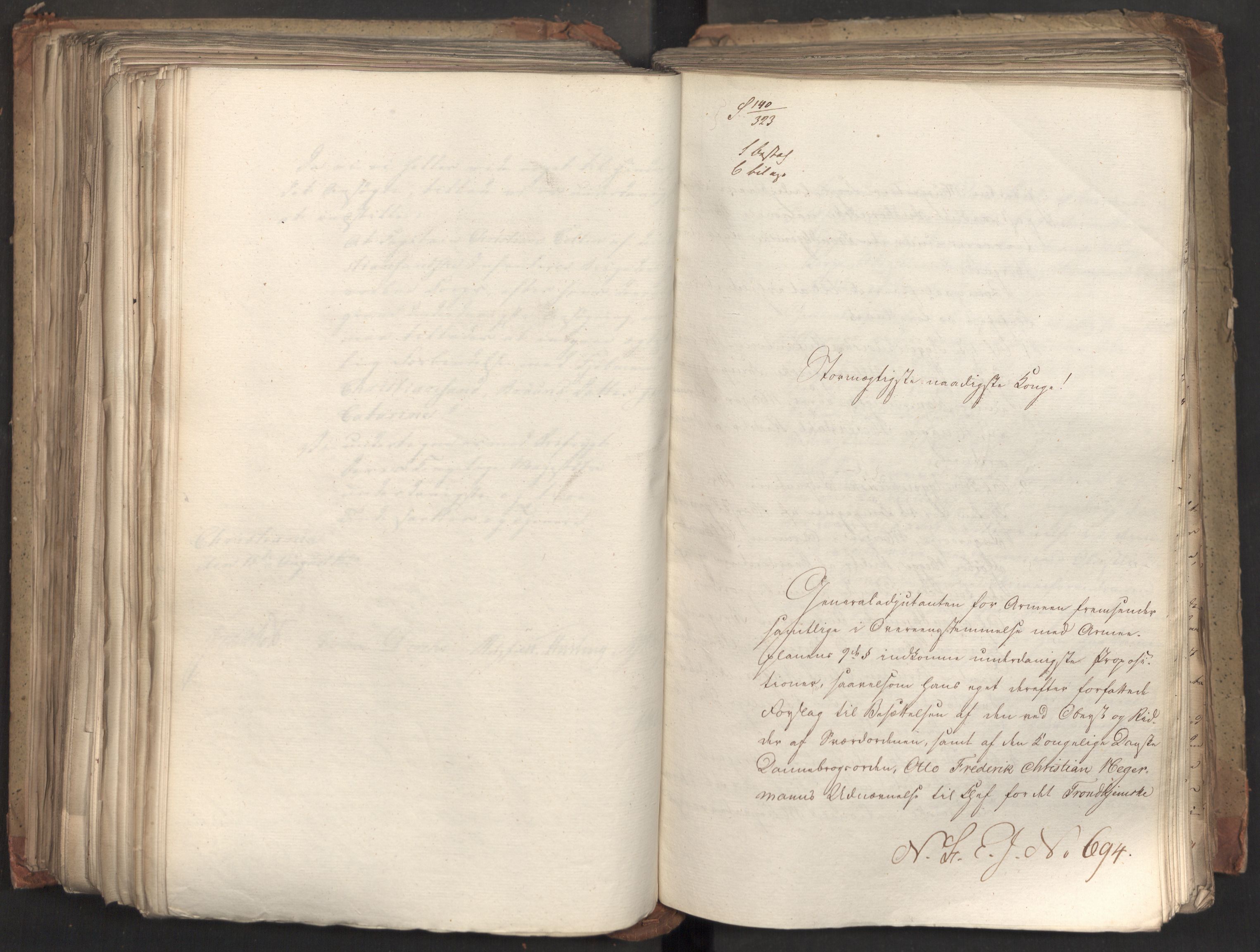 Statsrådsavdelingen i Stockholm, AV/RA-S-1003/D/Da/L0035: Regjeringsinnstillinger nr. 541-840, 1823, p. 407