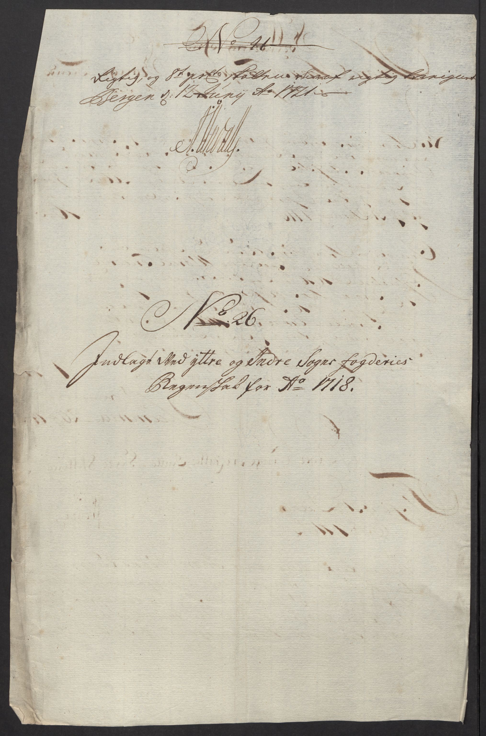 Rentekammeret inntil 1814, Reviderte regnskaper, Fogderegnskap, AV/RA-EA-4092/R52/L3321: Fogderegnskap Sogn, 1717-1718, p. 656