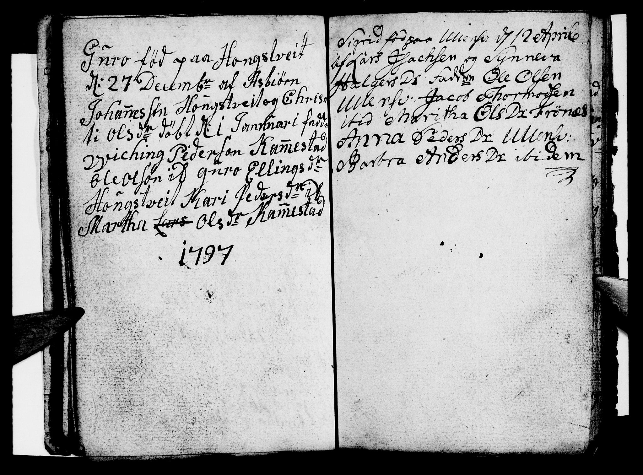 Ullensvang sokneprestembete, AV/SAB-A-78701/H/Hab: Parish register (copy) no. B 7, 1792-1797