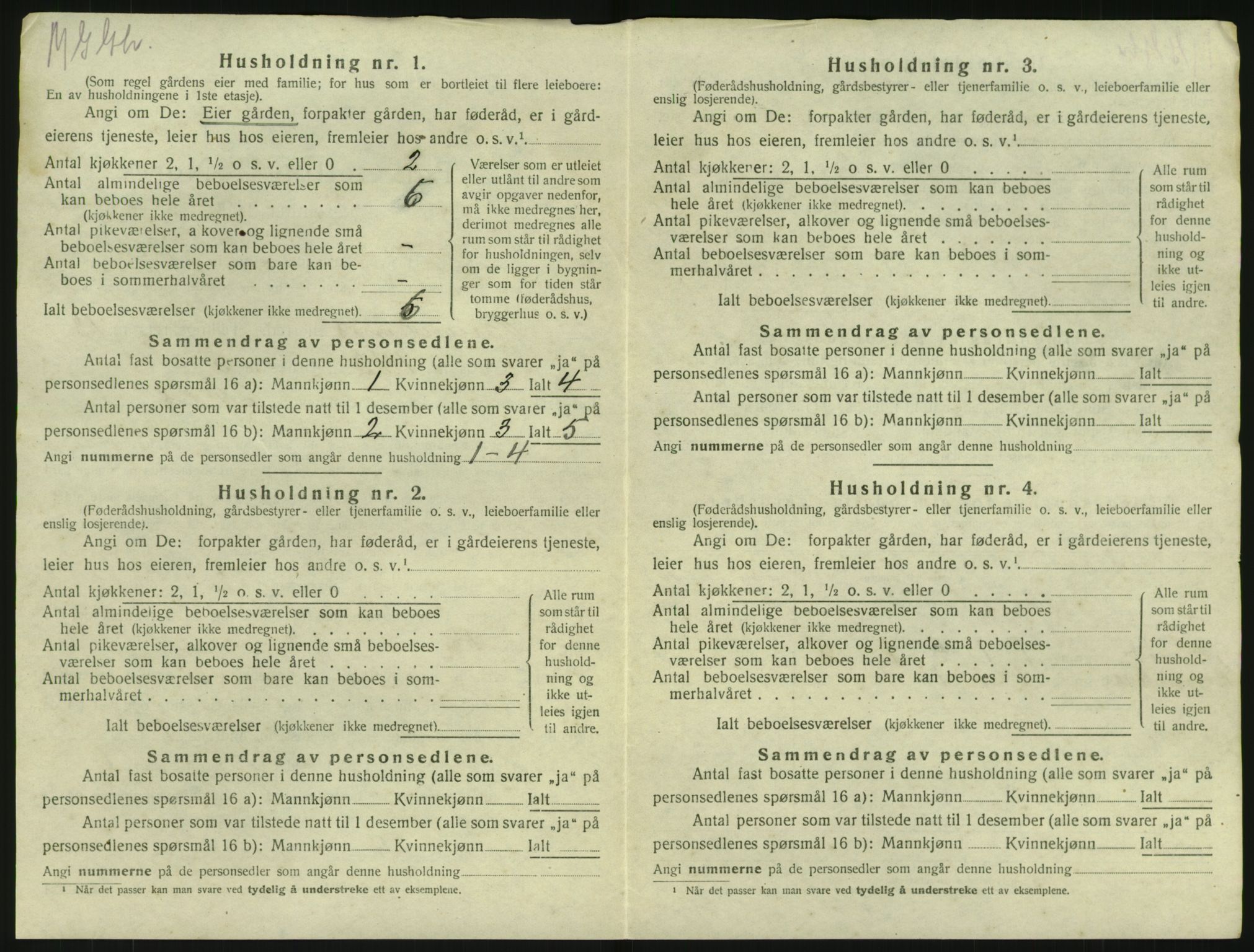 SAKO, 1920 census for Brunlanes, 1920, p. 1790