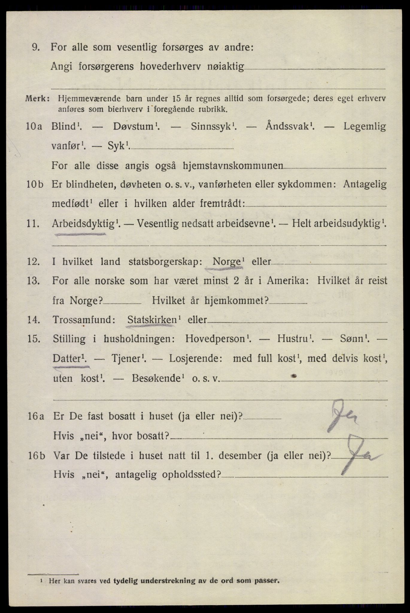 SAKO, 1920 census for Sem, 1920, p. 12556