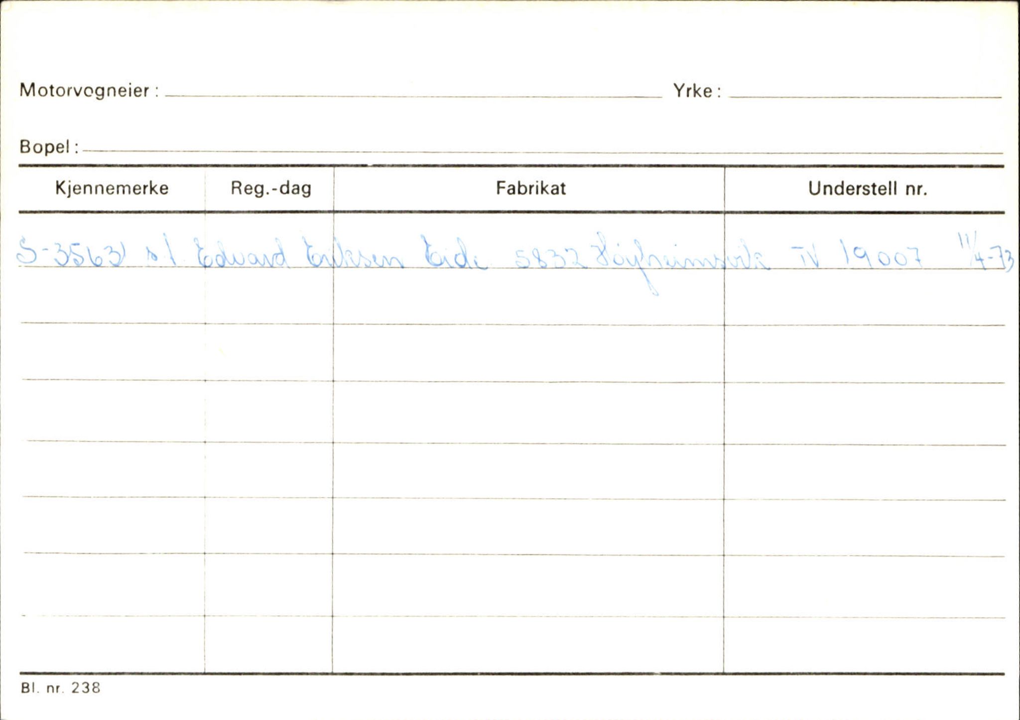 Statens vegvesen, Sogn og Fjordane vegkontor, AV/SAB-A-5301/4/F/L0126: Eigarregister Fjaler M-Å. Leikanger A-Å, 1945-1975, p. 1056