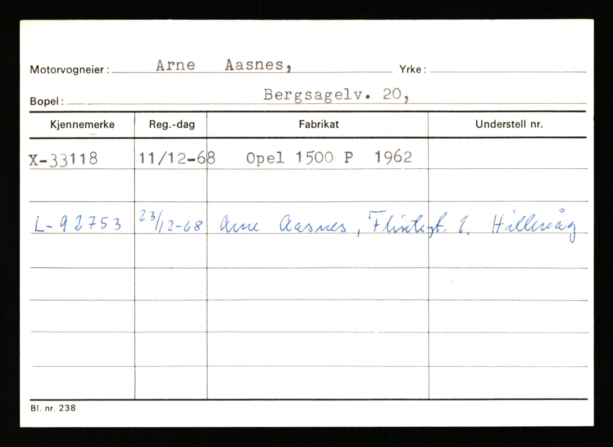 Stavanger trafikkstasjon, AV/SAST-A-101942/0/G/L0005: Registreringsnummer: 23000 - 34245, 1930-1971, p. 3122