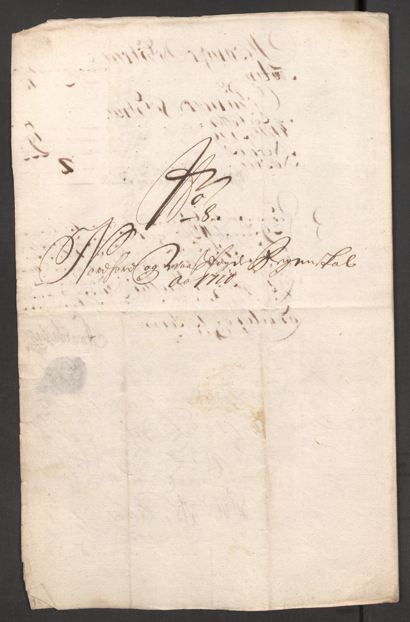 Rentekammeret inntil 1814, Reviderte regnskaper, Fogderegnskap, AV/RA-EA-4092/R51/L3191: Fogderegnskap Nordhordland og Voss, 1710, p. 223